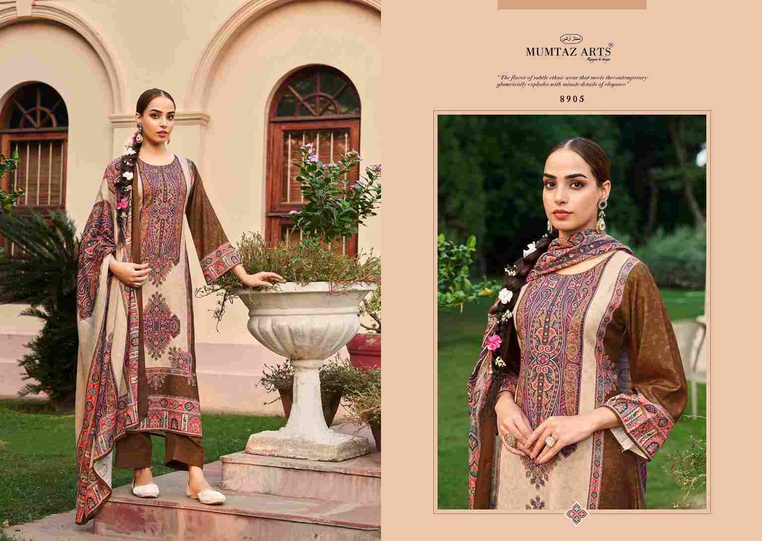 Shringar By Mumtaz Arts 8901 To 8906 Series Beautiful Festive Suits Colorful Stylish Fancy Casual Wear & Ethnic Wear Pure Viscose Pashmina Print Dresses At Wholesale Price