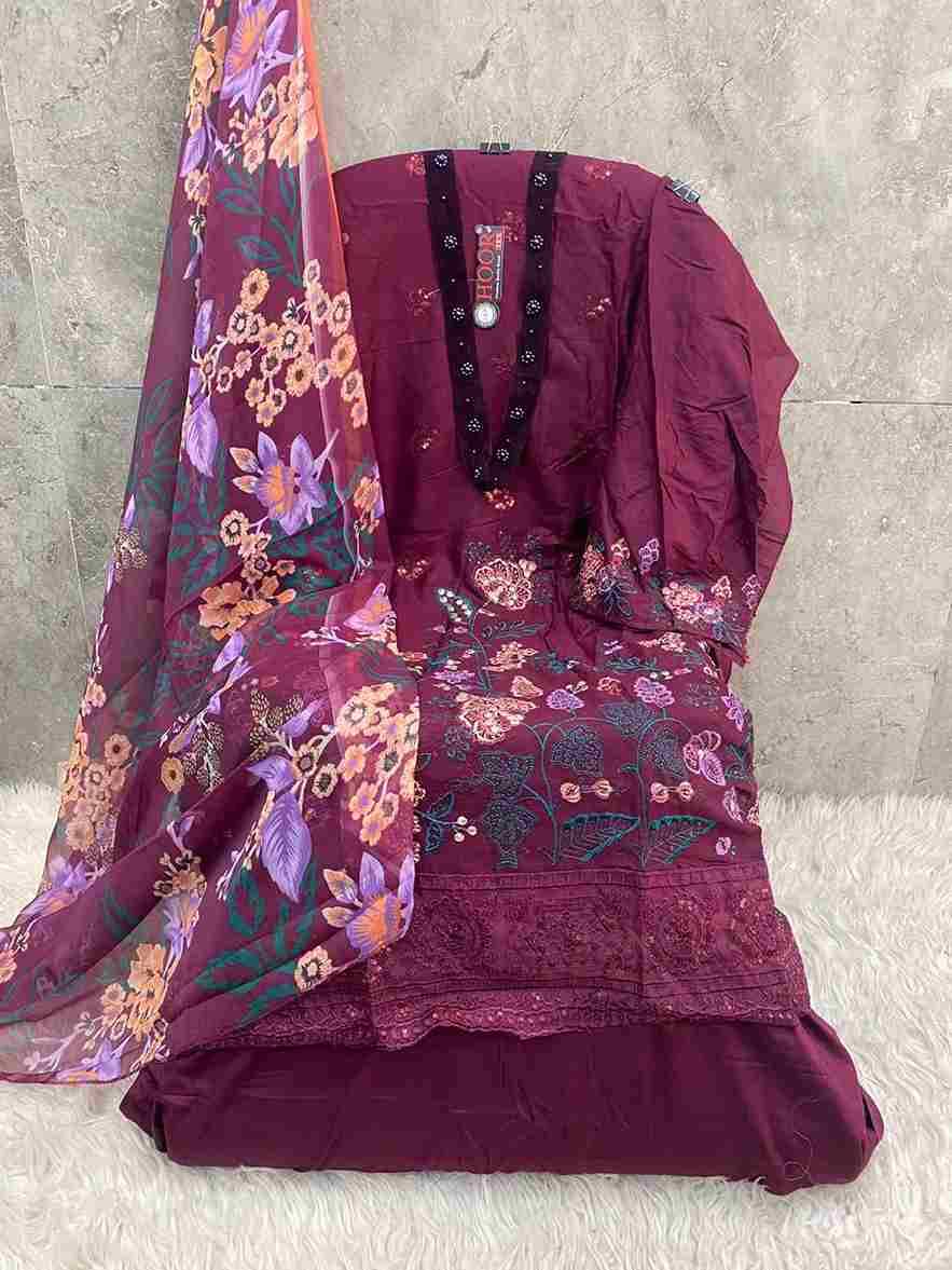 Hoor Tex Hit Design H-280 Colours By Hoor Tex H-280-A To H-280-D Series Designer Festive Pakistani Suits Collection Beautiful Stylish Fancy Colorful Party Wear & Occasional Wear Rayon Embroidered Dresses At Wholesale Price