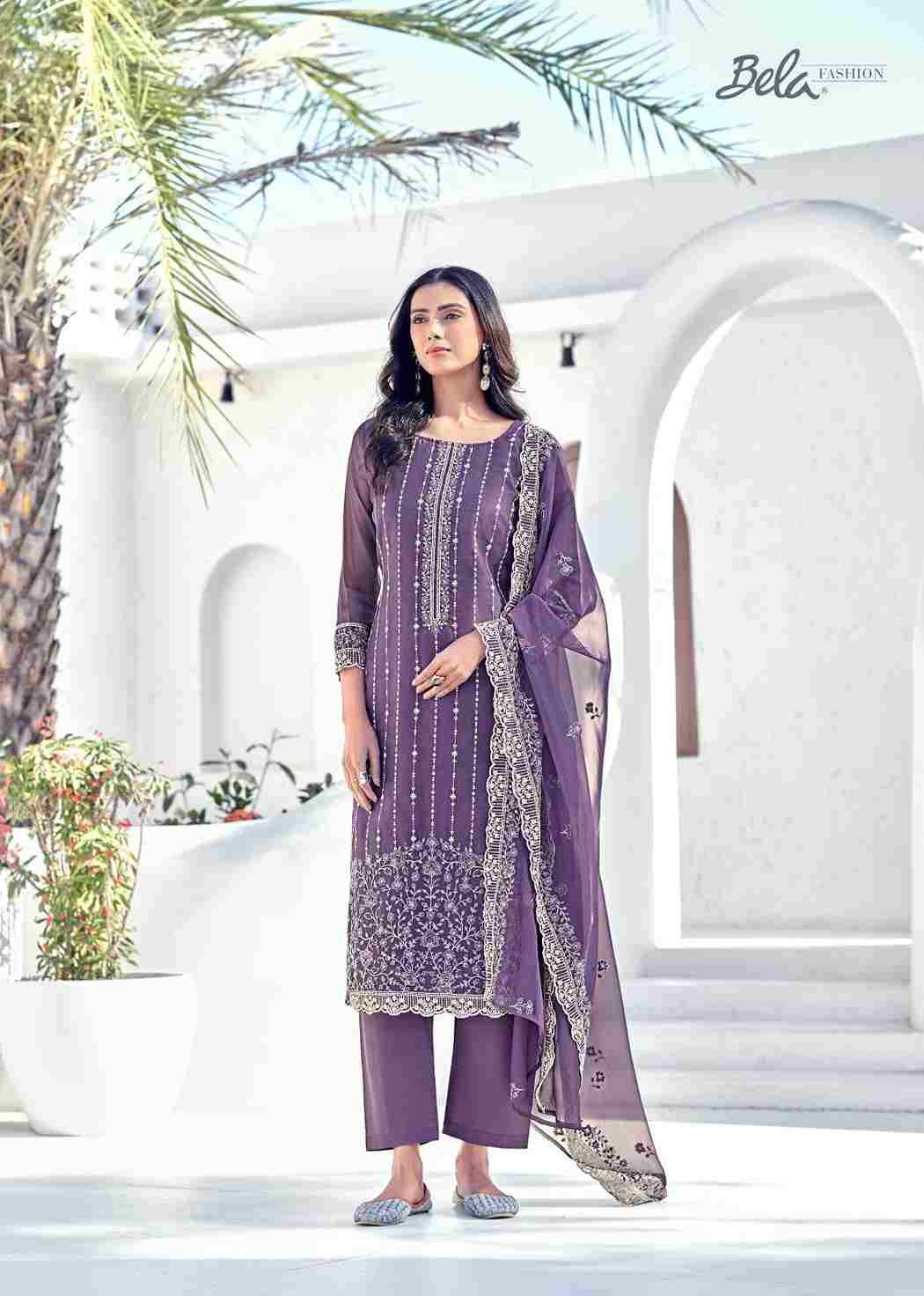 Eraya By Bela Fashion 8118 To 8123 Series Beautiful Festive Suits Stylish Fancy Colorful Casual Wear & Ethnic Wear Organza Dresses At Wholesale Price