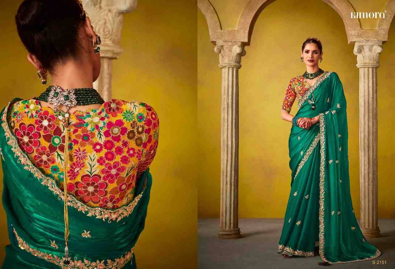 Divani By Kimora Fashion 2151 To 2161 Series Indian Traditional Wear Collection Beautiful Stylish Fancy Colorful Party Wear & Occasional Wear Tussar Silk Sarees At Wholesale Price