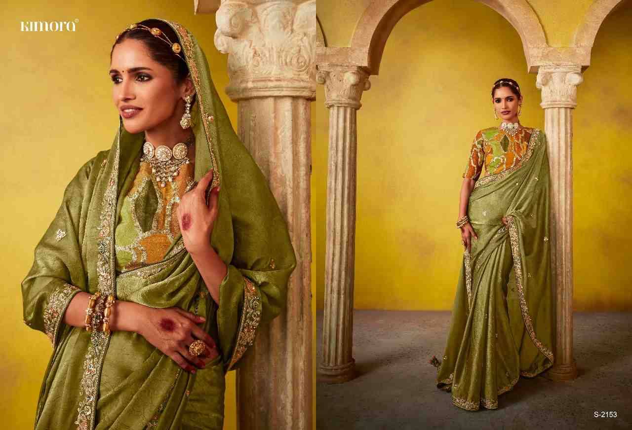 Divani By Kimora Fashion 2151 To 2161 Series Indian Traditional Wear Collection Beautiful Stylish Fancy Colorful Party Wear & Occasional Wear Tussar Silk Sarees At Wholesale Price