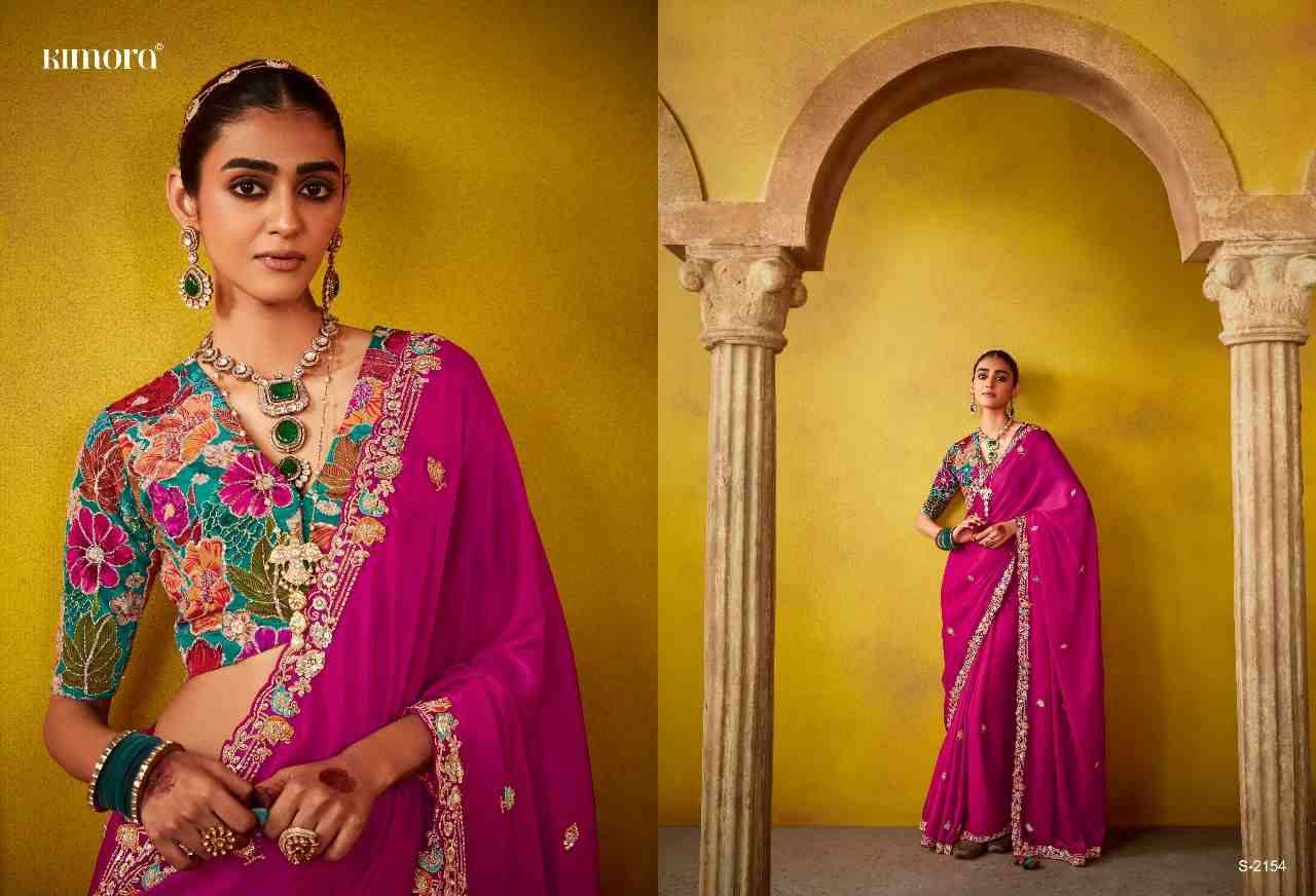 Divani By Kimora Fashion 2151 To 2161 Series Indian Traditional Wear Collection Beautiful Stylish Fancy Colorful Party Wear & Occasional Wear Tussar Silk Sarees At Wholesale Price