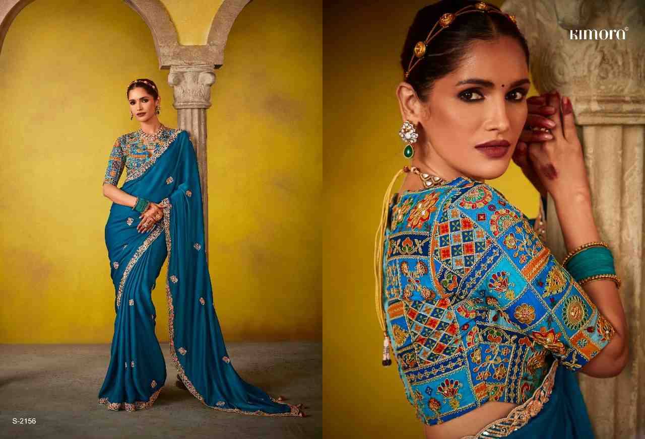 Divani By Kimora Fashion 2151 To 2161 Series Indian Traditional Wear Collection Beautiful Stylish Fancy Colorful Party Wear & Occasional Wear Tussar Silk Sarees At Wholesale Price