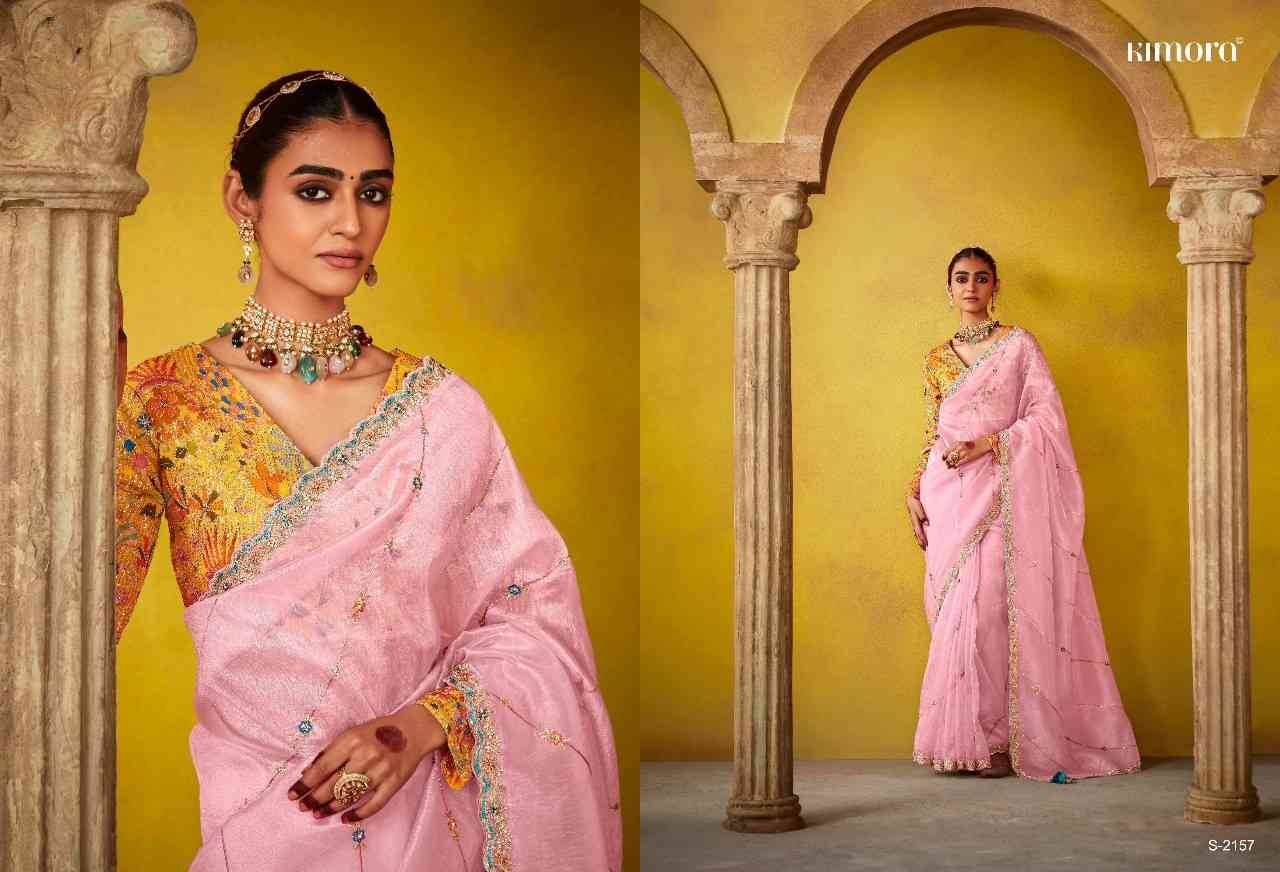 Divani By Kimora Fashion 2151 To 2161 Series Indian Traditional Wear Collection Beautiful Stylish Fancy Colorful Party Wear & Occasional Wear Tussar Silk Sarees At Wholesale Price