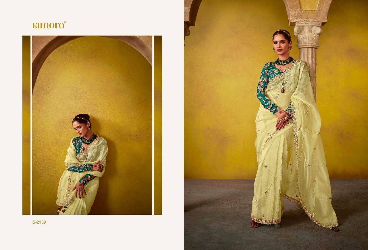 Divani By Kimora Fashion 2151 To 2161 Series Indian Traditional Wear Collection Beautiful Stylish Fancy Colorful Party Wear & Occasional Wear Tussar Silk Sarees At Wholesale Price