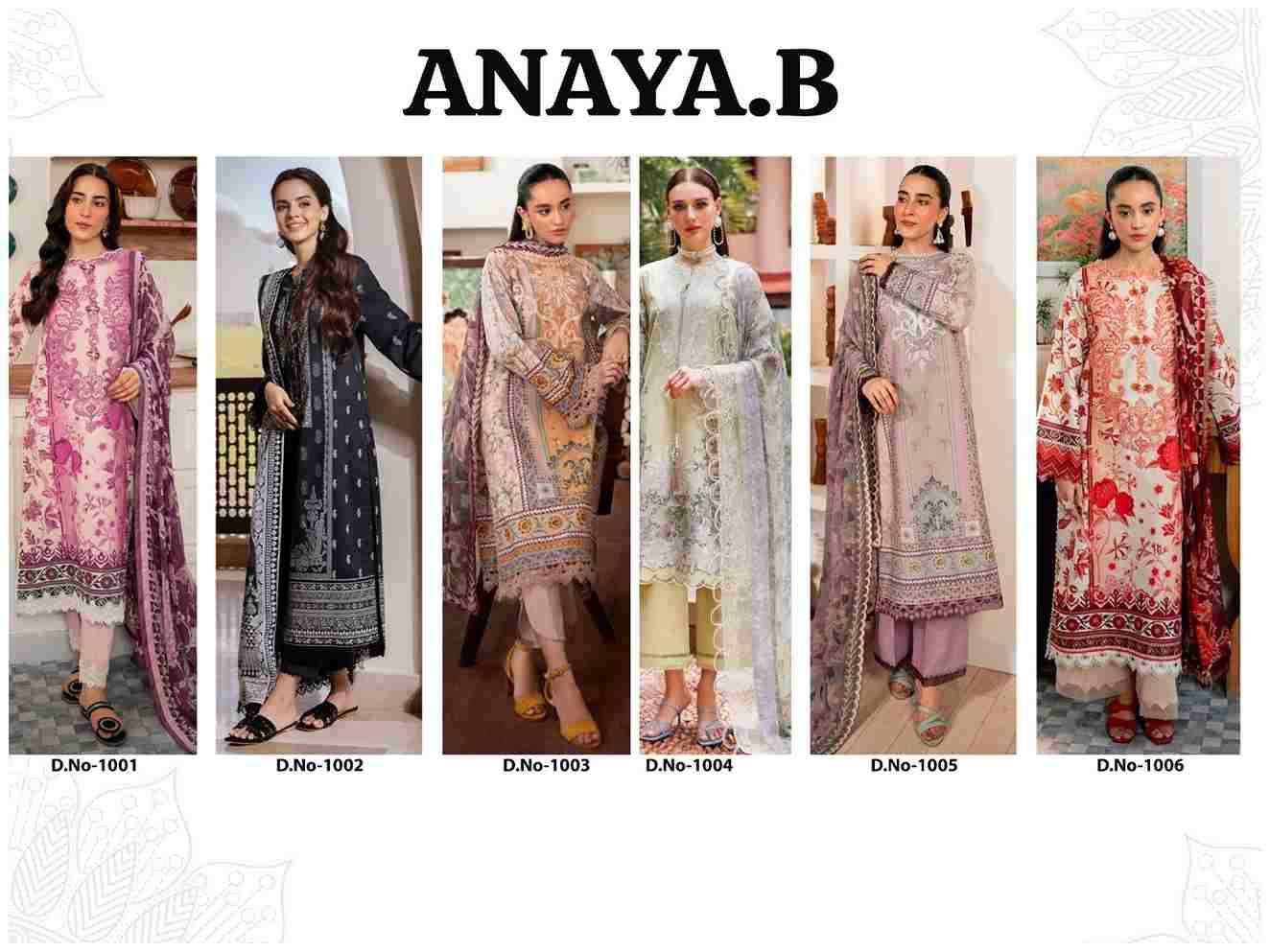 Anaya.B Vol-1 By Coco 1001 To 1006 Series Beautiful Stylish Festive Suits Fancy Colorful Casual Wear & Ethnic Wear & Ready To Wear Heavy Cotton Print Dresses At Wholesale Price