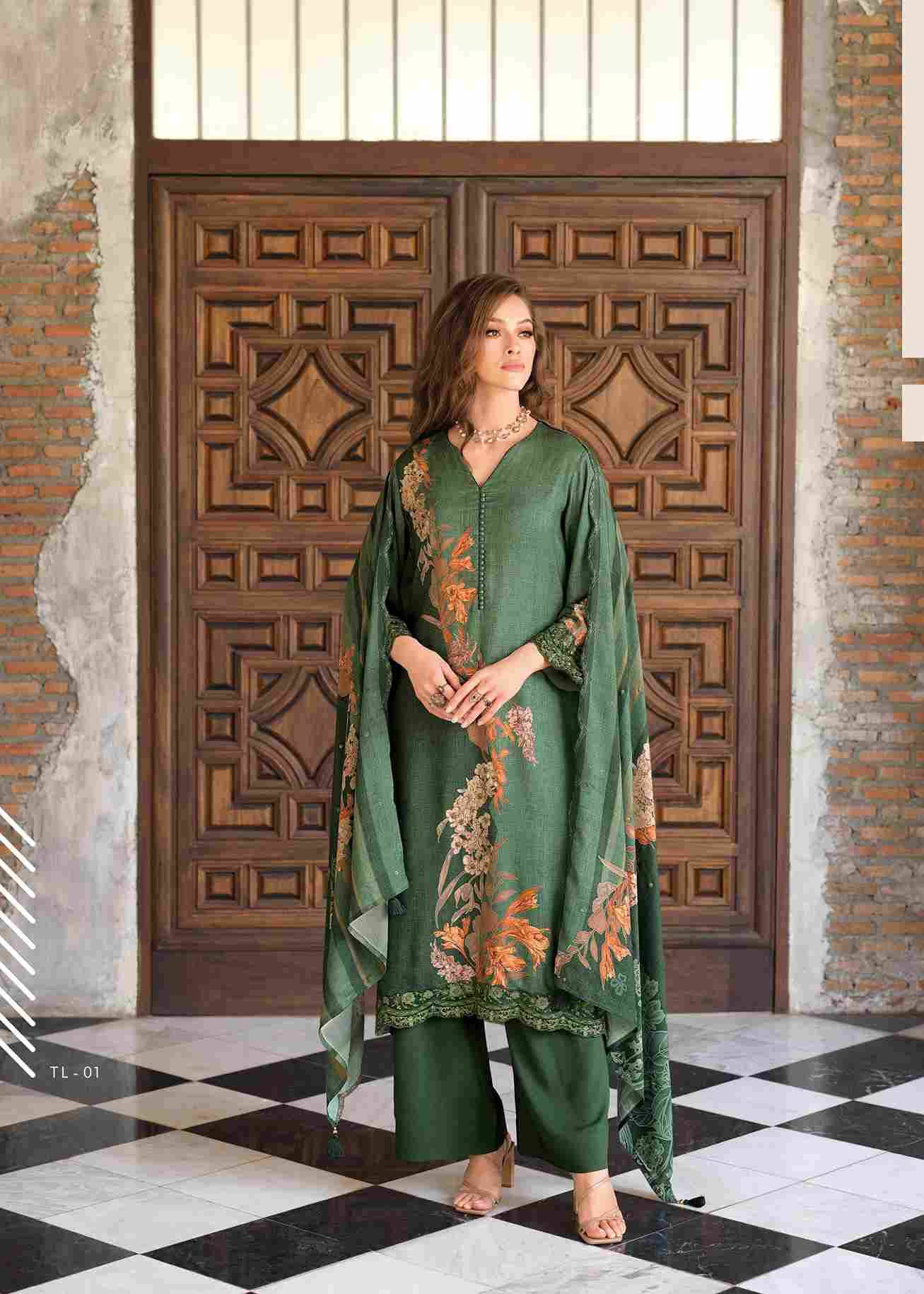 Tulip By Varshaa Beautiful Festive Suits Colorful Stylish Fancy Casual Wear & Ethnic Wear Viscose Muslin Dresses At Wholesale Price