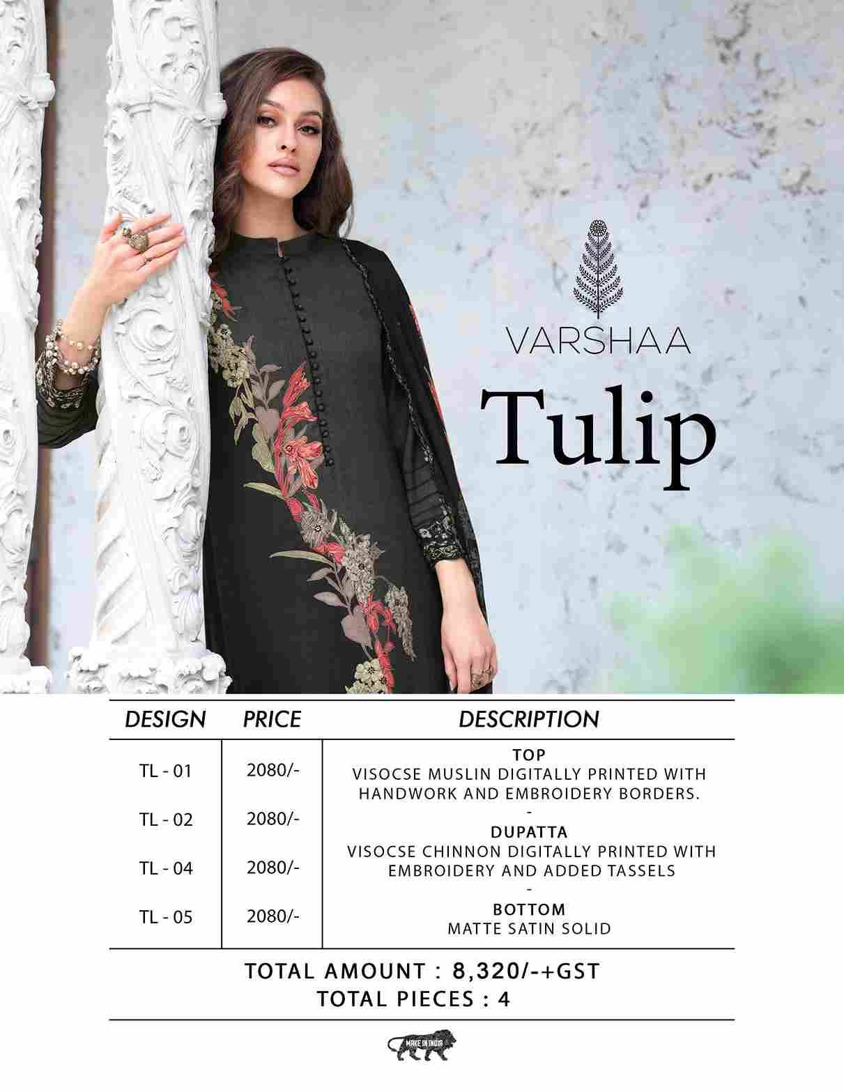 Tulip By Varshaa Beautiful Festive Suits Colorful Stylish Fancy Casual Wear & Ethnic Wear Viscose Muslin Dresses At Wholesale Price