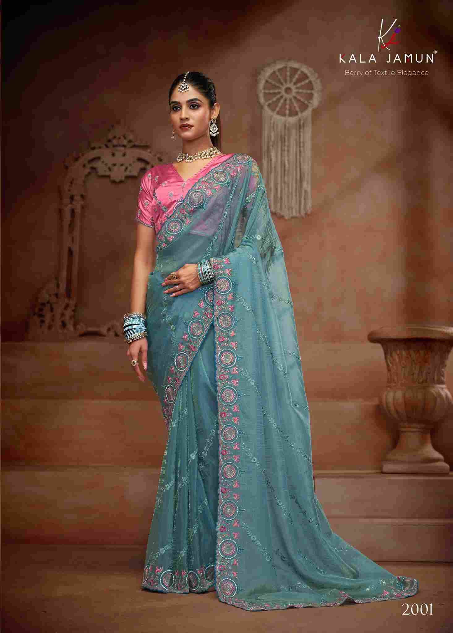 Karma By Kala Jamun 2001 To 2005 Series Indian Traditional Wear Collection Beautiful Stylish Fancy Colorful Party Wear & Occasional Wear Fancy Sarees At Wholesale Price