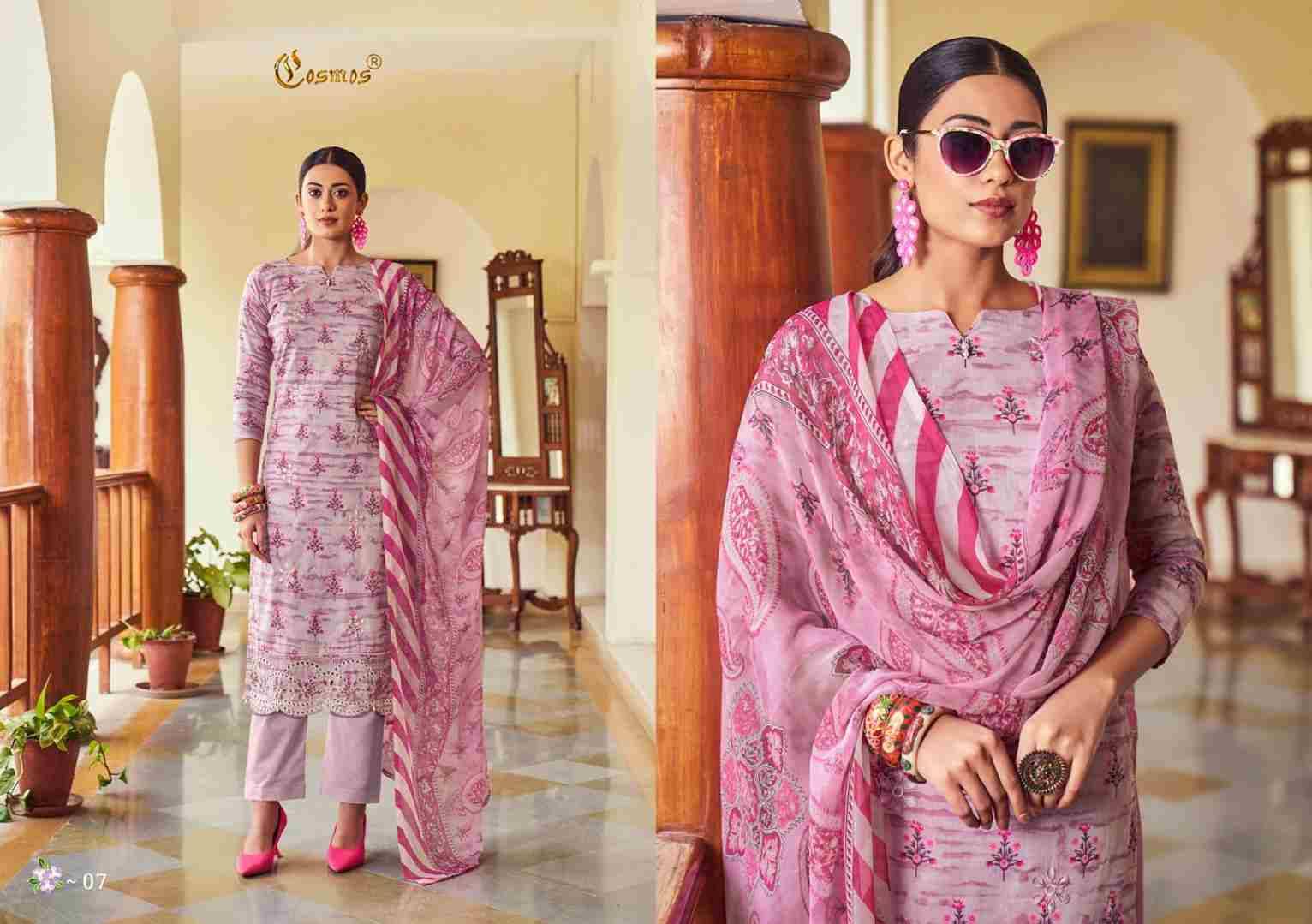 Noor Printkari Vol-1 By Cosmos 01 To 10 Series Beautiful Festive Suits Colorful Stylish Fancy Casual Wear & Ethnic Wear Cambric Cotton Print Dresses At Wholesale Price