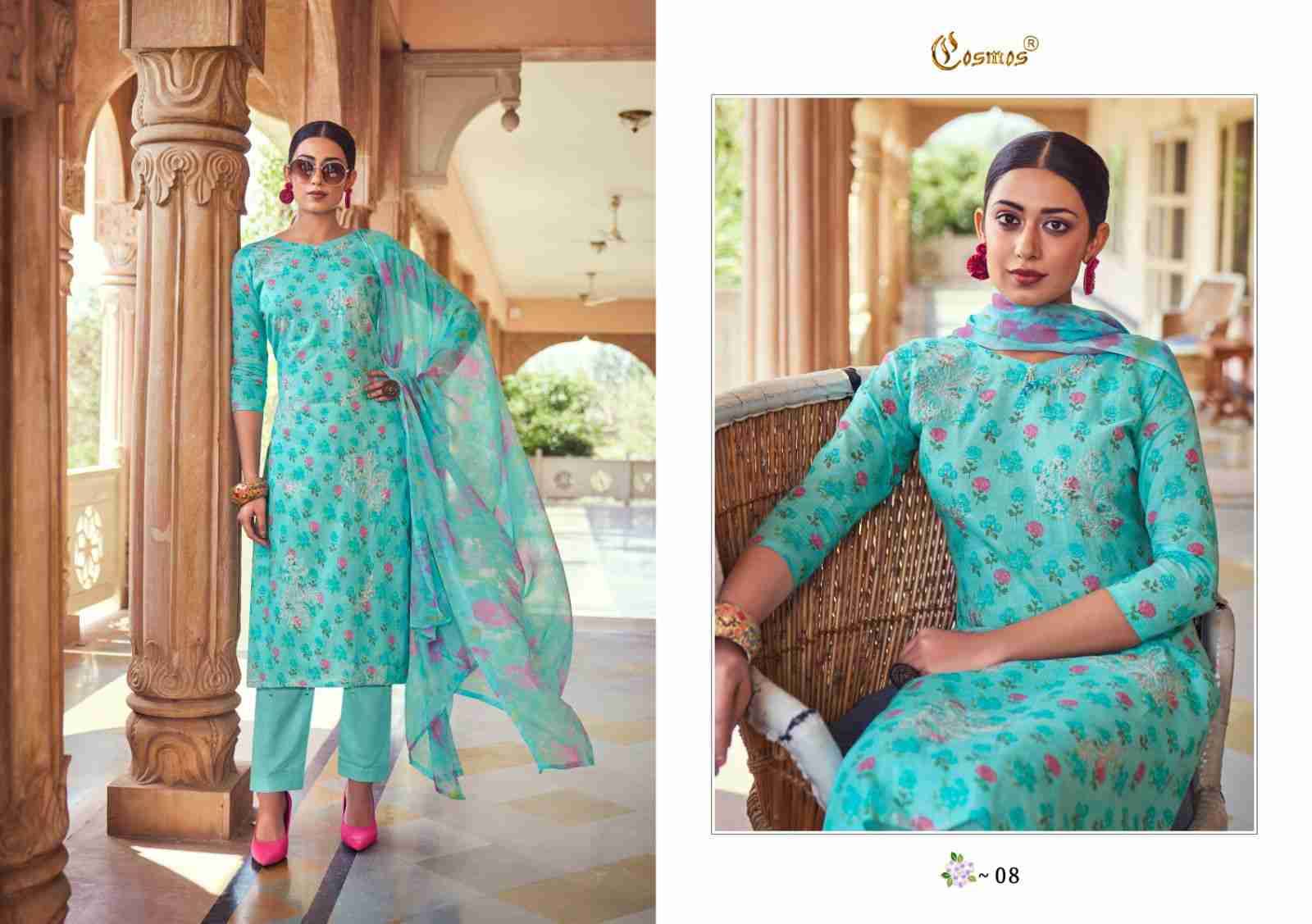 Noor Printkari Vol-1 By Cosmos 01 To 10 Series Beautiful Festive Suits Colorful Stylish Fancy Casual Wear & Ethnic Wear Cambric Cotton Print Dresses At Wholesale Price