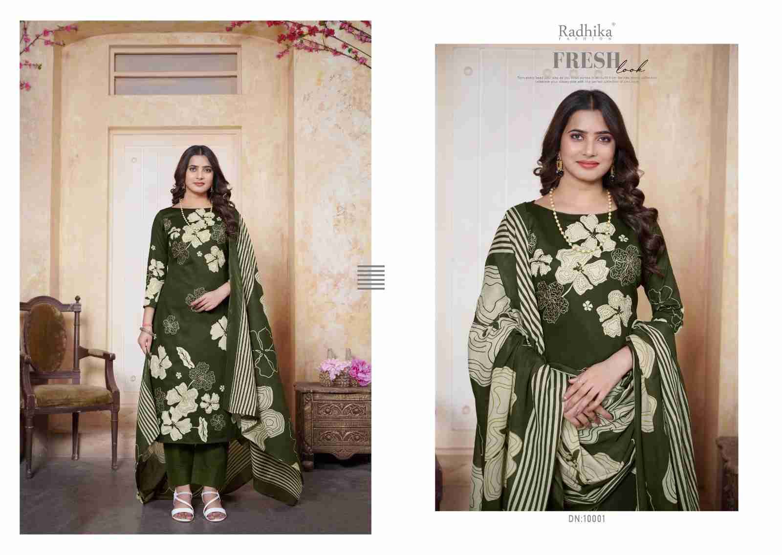 Gulbhag Vol-4 By Azara 10001 To 10004 Series Beautiful Festive Suits Stylish Fancy Colorful Casual Wear & Ethnic Wear Pure Jam Cotton Dresses At Wholesale Price