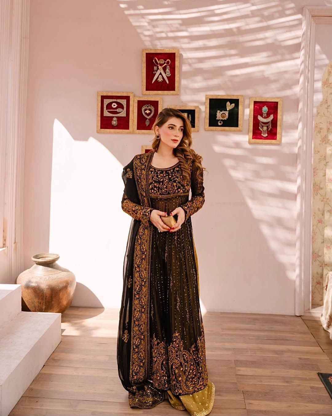 R-5795 By Fashid Wholesale Designer Suits Beautiful Stylish Fancy Colorful Party Wear & Occasional Wear Faux Georgette Dresses At Wholesale Price