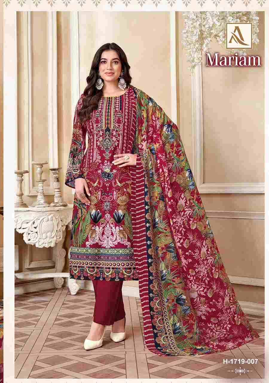 Mariam By Alok Suit 1719-001 To 1719-008 Series Beautiful Festive Suits Stylish Fancy Colorful Casual Wear & Ethnic Wear Pure Viscose Rayon Embroidered Dresses At Wholesale Price