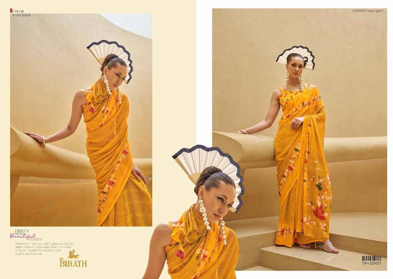 Allure By Trirath 10405 To 10412 Series Indian Traditional Wear Collection Beautiful Stylish Fancy Colorful Party Wear & Occasional Wear Viscose Silk Sarees At Wholesale Price