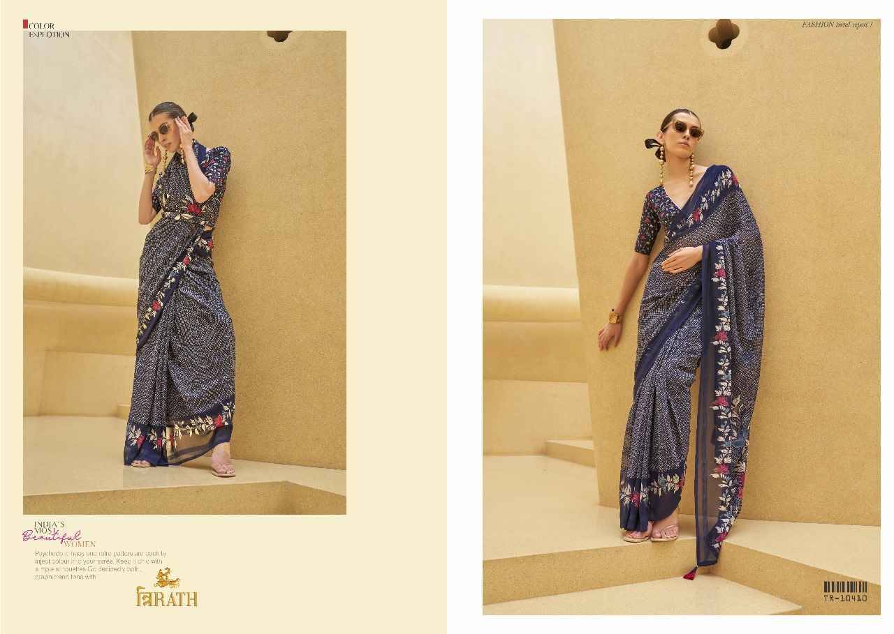 Allure By Trirath 10405 To 10412 Series Indian Traditional Wear Collection Beautiful Stylish Fancy Colorful Party Wear & Occasional Wear Viscose Silk Sarees At Wholesale Price