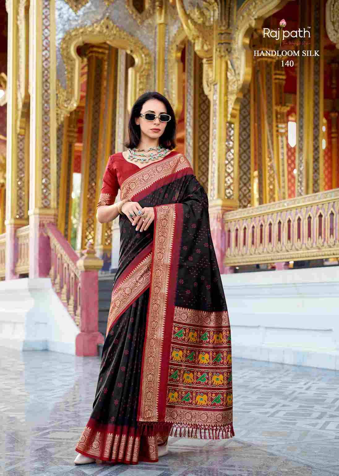 Aaradhya By Rajpath 137 To 142 Series Indian Traditional Wear Collection Beautiful Stylish Fancy Colorful Party Wear & Occasional Wear Handloom Silk Sarees At Wholesale Price