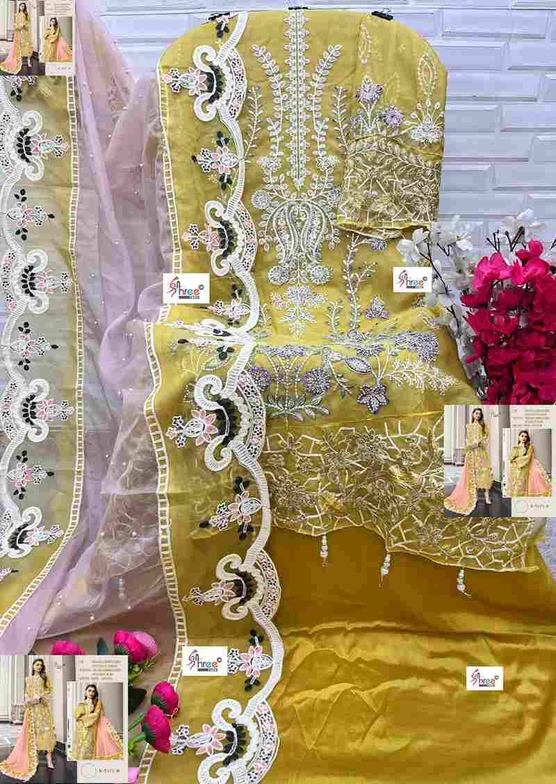 Shree Fabs Hit Design K-5171 Colours By Shree Fabs K-5171-A To K-5171-D Series Designer Pakistani Suits Beautiful Fancy Stylish Colorful Party Wear & Occasional Wear Organza Embroidery Dresses At Wholesale Price