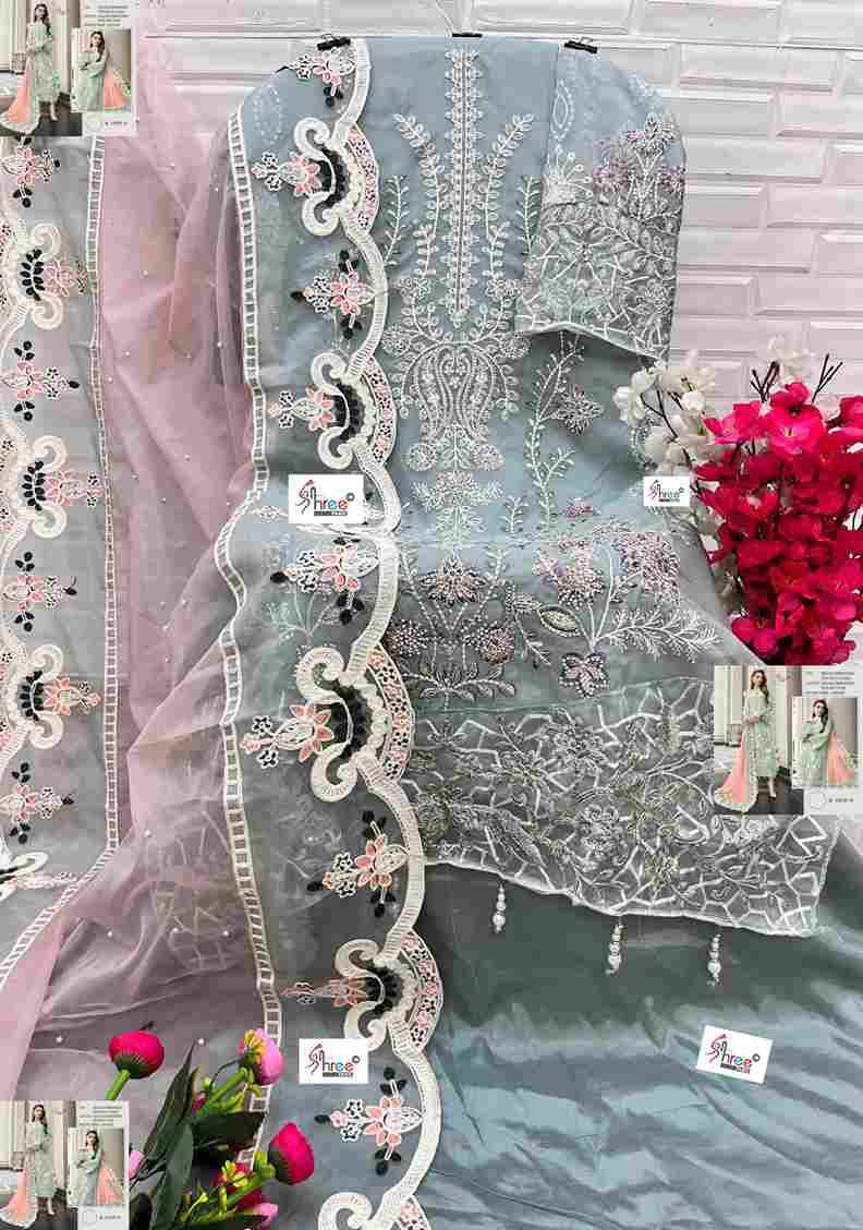 Shree Fabs Hit Design K-5171 Colours By Shree Fabs K-5171-A To K-5171-D Series Designer Pakistani Suits Beautiful Fancy Stylish Colorful Party Wear & Occasional Wear Organza Embroidery Dresses At Wholesale Price