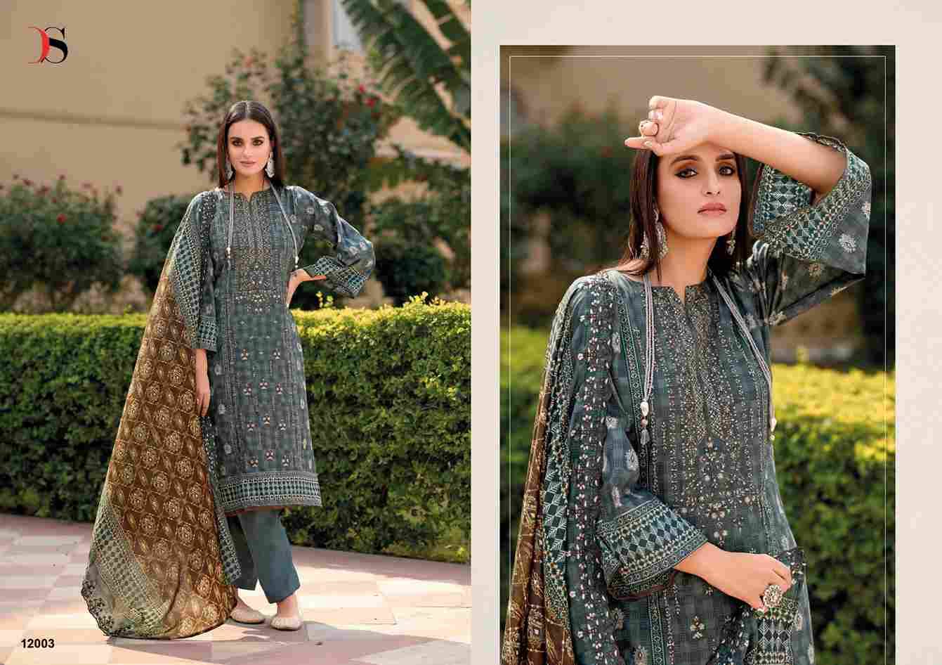 Bin Saeed Vol-12 By Deepsy Suits 12001 To 12006 Series Designer Pakistani Suits Beautiful Stylish Fancy Colorful Party Wear & Occasional Wear Pure Cotton Dresses At Wholesale Price