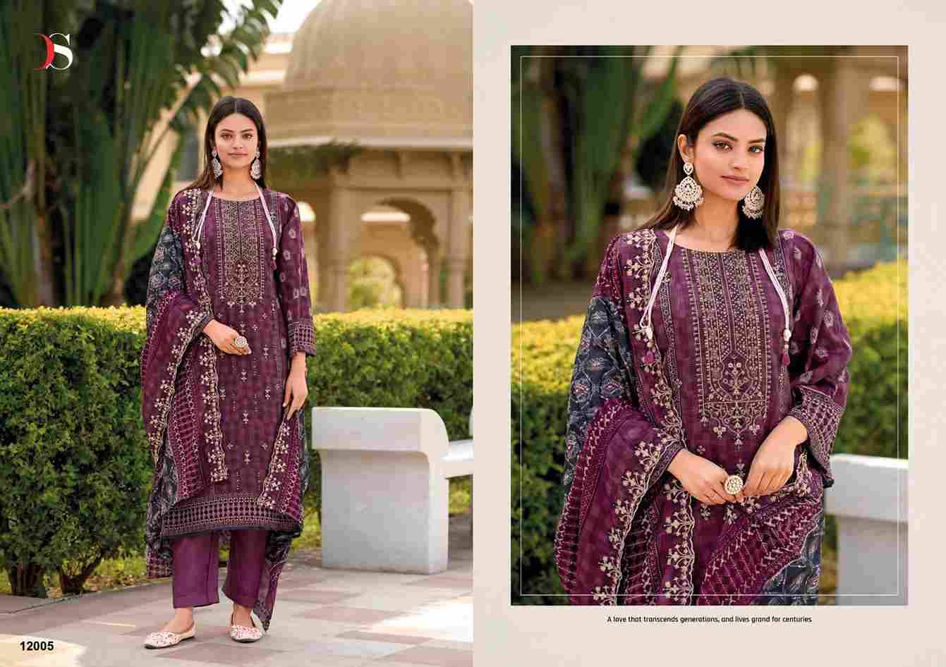 Bin Saeed Vol-12 By Deepsy Suits 12001 To 12006 Series Designer Pakistani Suits Beautiful Stylish Fancy Colorful Party Wear & Occasional Wear Pure Cotton Dresses At Wholesale Price