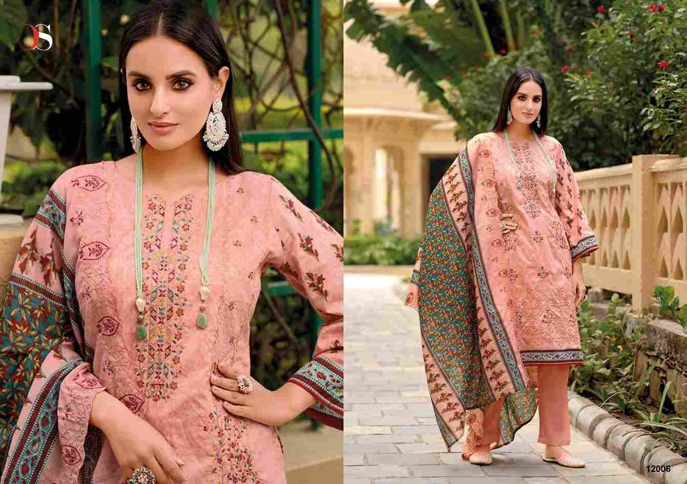 Bin Saeed Vol-12 By Deepsy Suits 12001 To 12006 Series Designer Pakistani Suits Beautiful Stylish Fancy Colorful Party Wear & Occasional Wear Pure Cotton Dresses At Wholesale Price