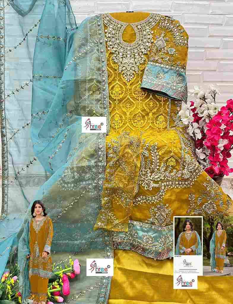 Shree Fabs Hit Design K-5073 Colours Vol-2 By Shree Fabs K-5073-C To K-5073-F Series Designer Pakistani Suits Beautiful Fancy Stylish Colorful Party Wear & Occasional Wear Organza With Embroidery Dresses At Wholesale Price