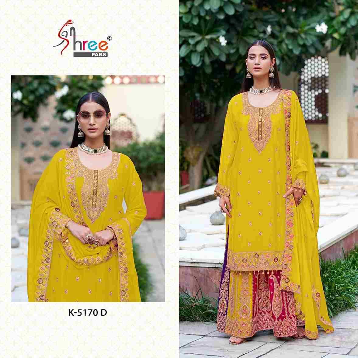 Shree Fabs Hit Design K-5170 Colours Vol-2 By Shree Fabs K-5170-C To K-5170-F Series Designer Pakistani Suits Beautiful Fancy Stylish Colorful Party Wear & Occasional Wear Chinnon Embroidery Dresses At Wholesale Price