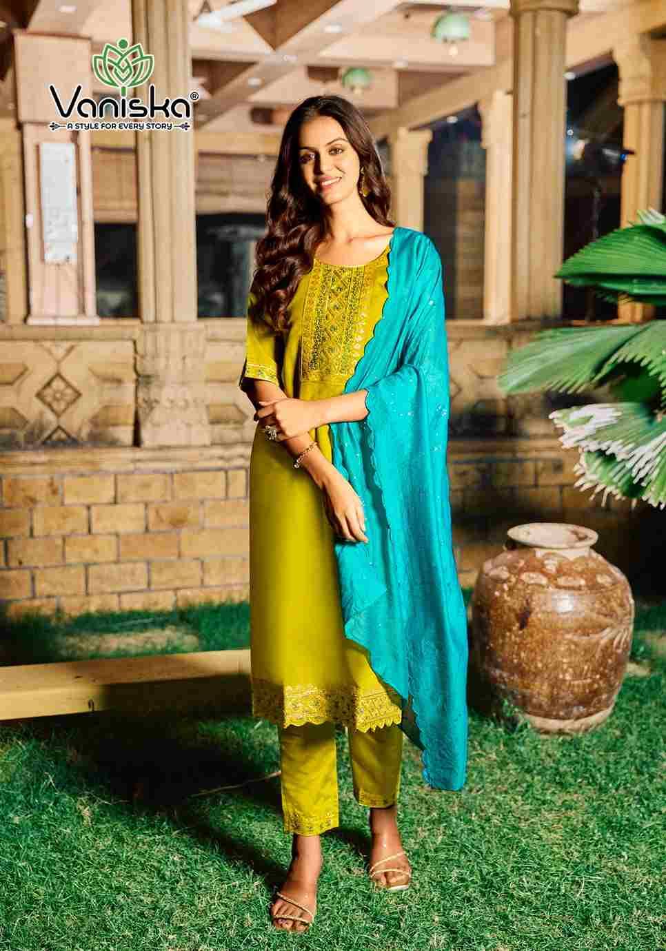 Fiza Vol-4 By Vaniska 4001 To 4006 Series Designer Festive Suits Collection Beautiful Stylish Fancy Colorful Party Wear & Occasional Wear Roman Silk Dresses At Wholesale Price