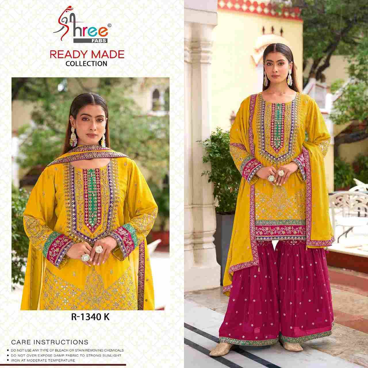 Shree Fabs Hit Design R-1340 Colours Vol-4 By Shree Fabs R-1340-K To R-1340-N Series Beautiful Pakistani Suits Stylish Fancy Colorful Party Wear & Occasional Wear Viscose Chinnon Embroidered Dresses At Wholesale Price