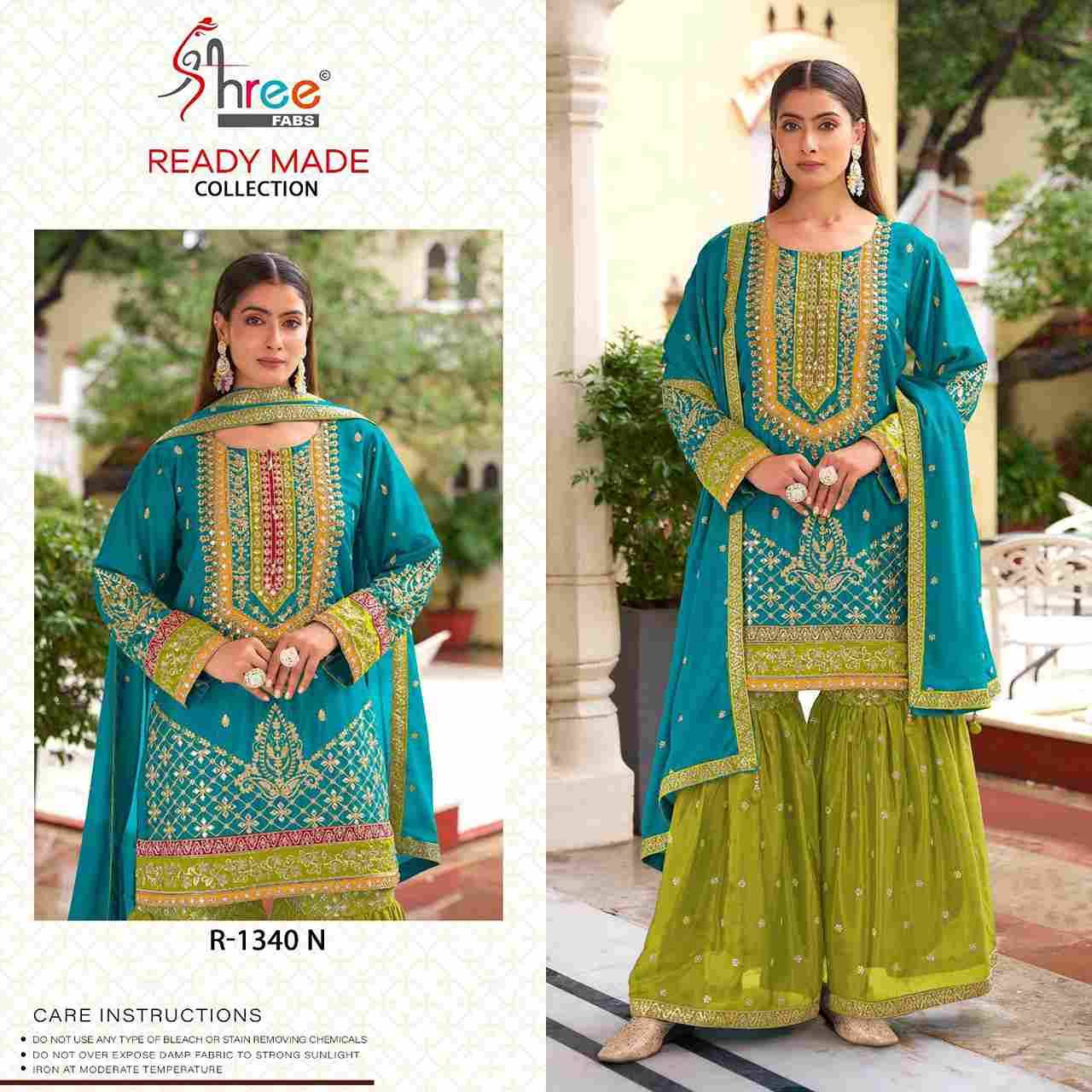 Shree Fabs Hit Design R-1340 Colours Vol-4 By Shree Fabs R-1340-K To R-1340-N Series Beautiful Pakistani Suits Stylish Fancy Colorful Party Wear & Occasional Wear Viscose Chinnon Embroidered Dresses At Wholesale Price