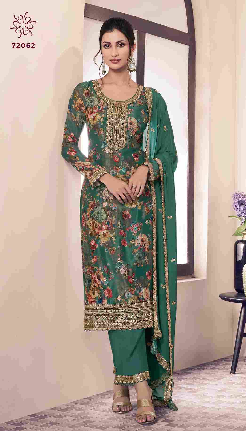 Pahal Vol-3 By Vinay Fashion 72061 To 72064 Series Designer Festive Suits Collection Beautiful Stylish Fancy Colorful Party Wear & Occasional Wear Chinnon Dresses At Wholesale Price