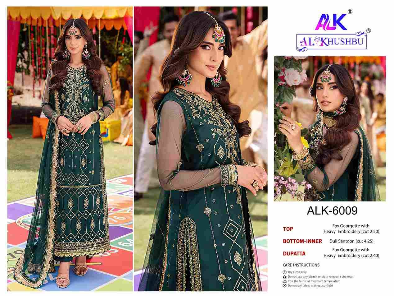 Zahra Rubab Vol-3 By Al Khushbu 6009 To 6011 Series Beautiful Pakistani Suits Colorful Stylish Fancy Casual Wear & Ethnic Wear Faux Georgette Dresses At Wholesale Price