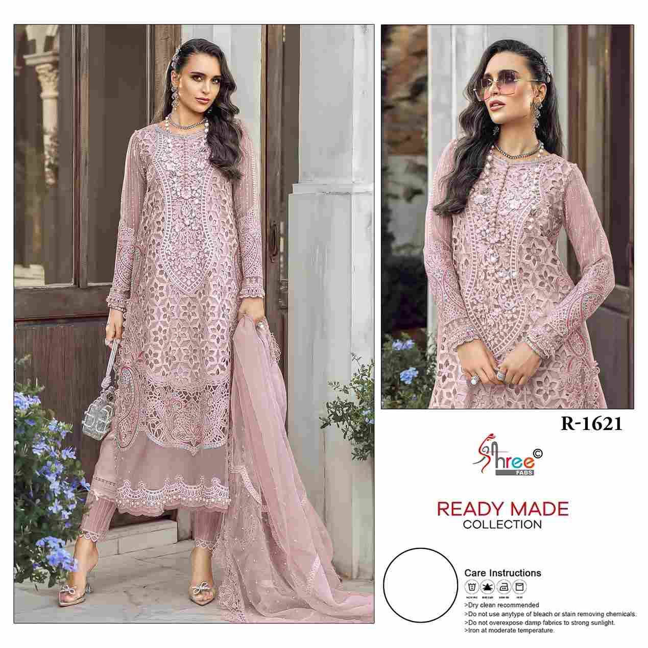 Shree Fabs Hit Design R-1621 Colours By Shree Fabs R-1621-A To R-1621-D Series Beautiful Pakistani Suits Stylish Fancy Colorful Party Wear & Occasional Wear Organza Embroidered Dresses At Wholesale Price