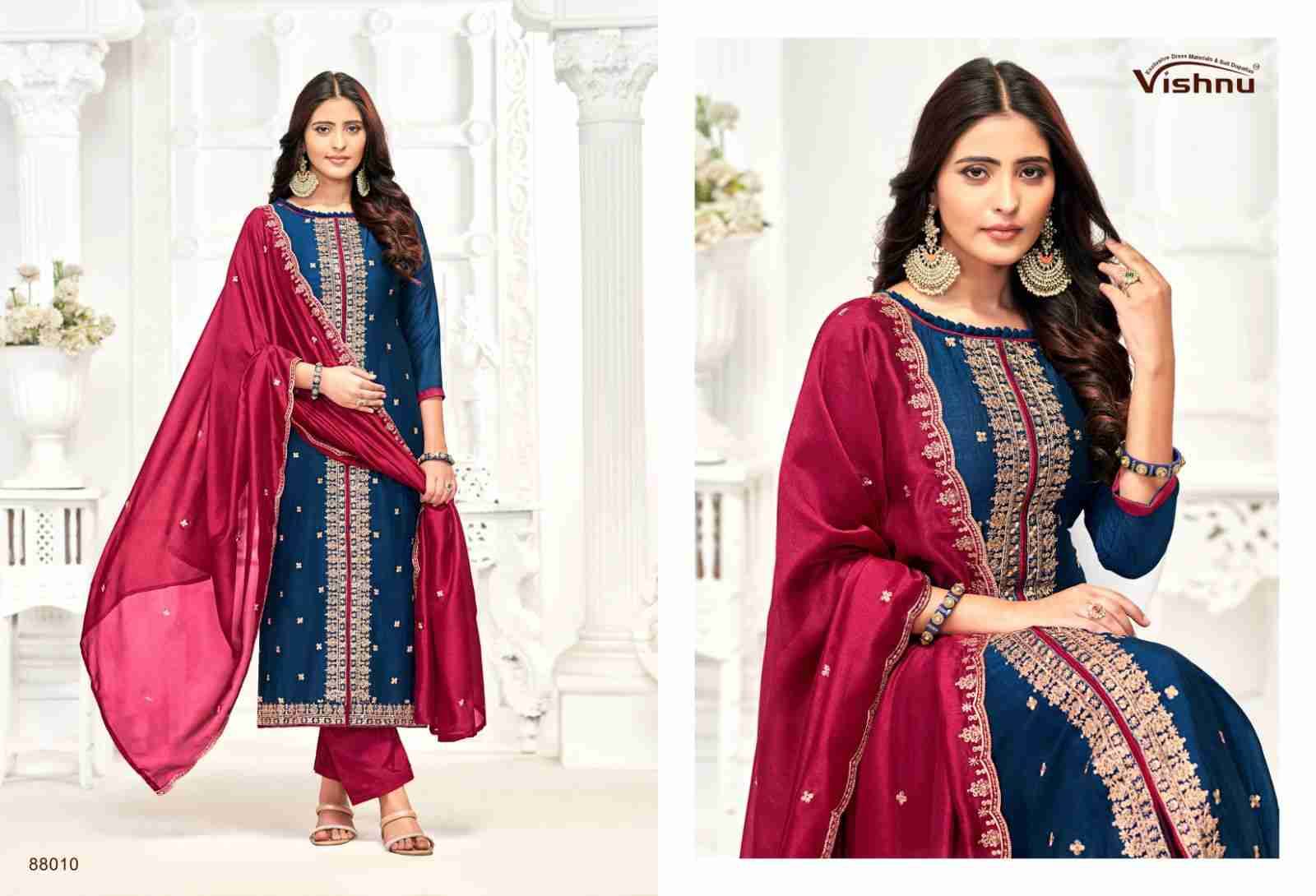 Inaayat By Vishnu 88001 To 88012 Series Beautiful Stylish Festive Suits Fancy Colorful Casual Wear & Ethnic Wear & Ready To Wear Vichitra Silk Print Dresses At Wholesale Price