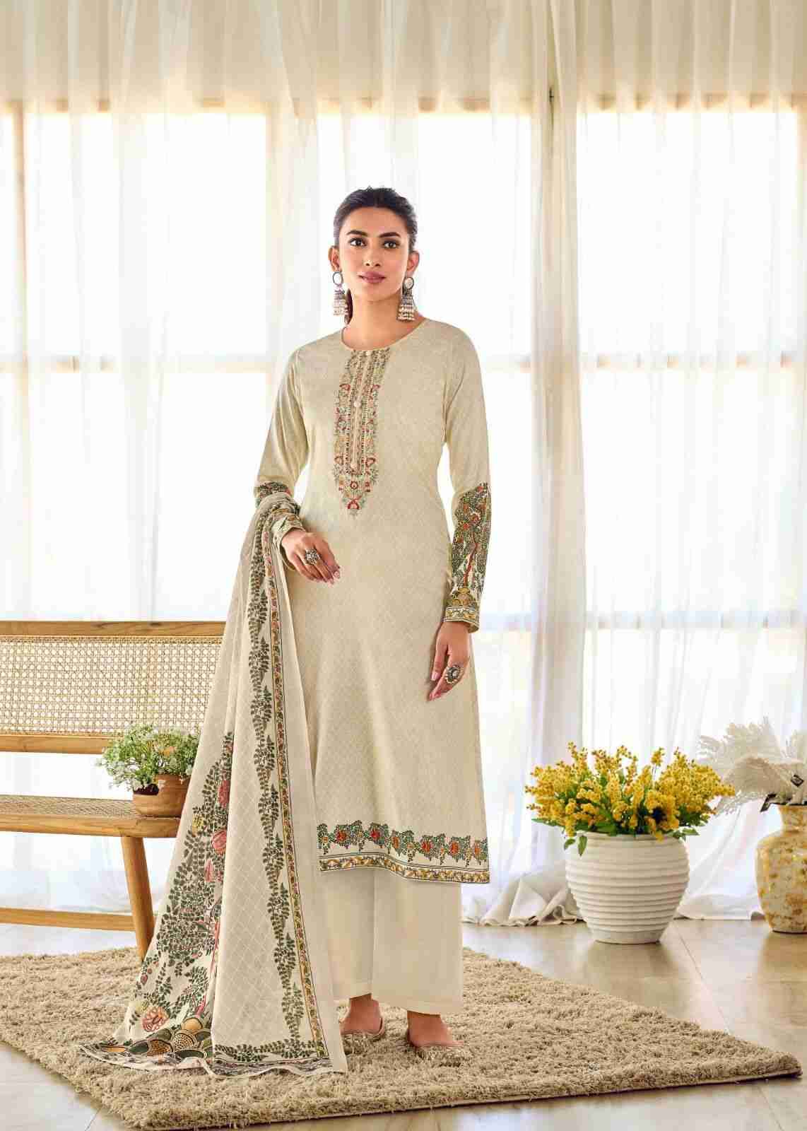 Mughal By The Hermitage Shop 4001 To 4004 Series Wholesale Designer Festive Suits Collection Beautiful Stylish Fancy Colorful Party Wear & Occasional Wear Pure Jam Satin Print Dresses At Wholesale Price