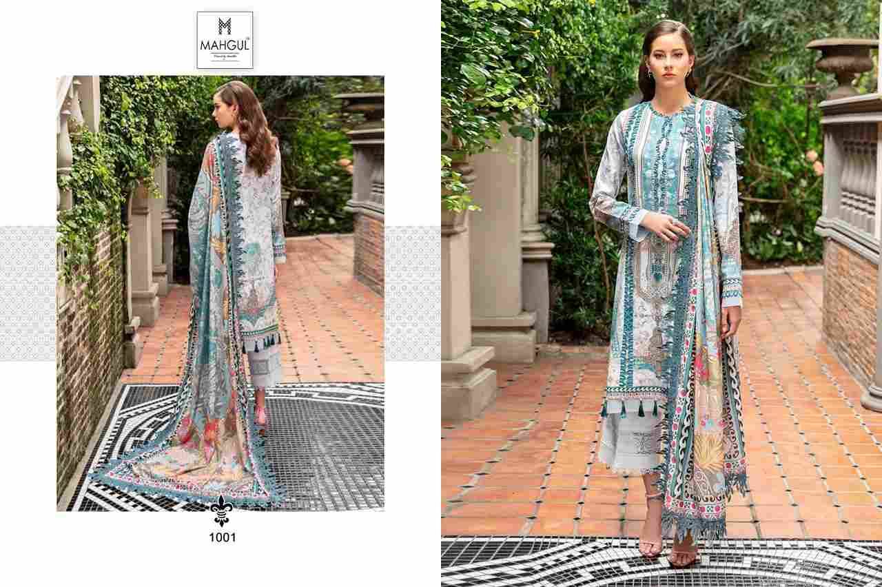 Firdos Vol-1 By Mahgul 1001 To 1006 Series Designer Pakistani Suits Beautiful Stylish Fancy Colorful Party Wear & Occasional Wear Lawn Cotton Dresses At Wholesale Price