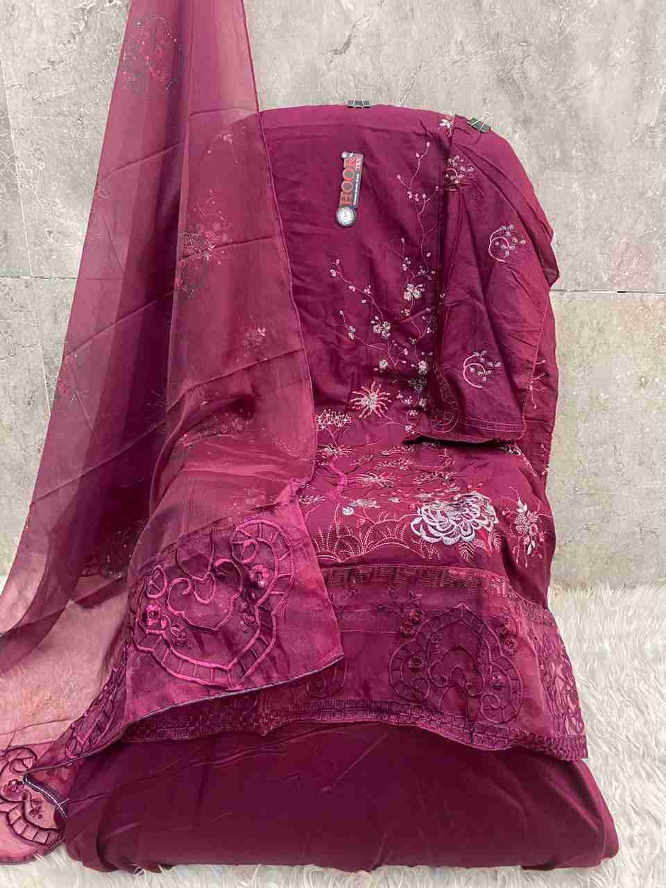 Hoor Tex Hit Design H-286 Colours By Hoor Tex H-286-A To H-286-C Series Designer Festive Pakistani Suits Collection Beautiful Stylish Fancy Colorful Party Wear & Occasional Wear Rayon With Embroidered Dresses At Wholesale Price