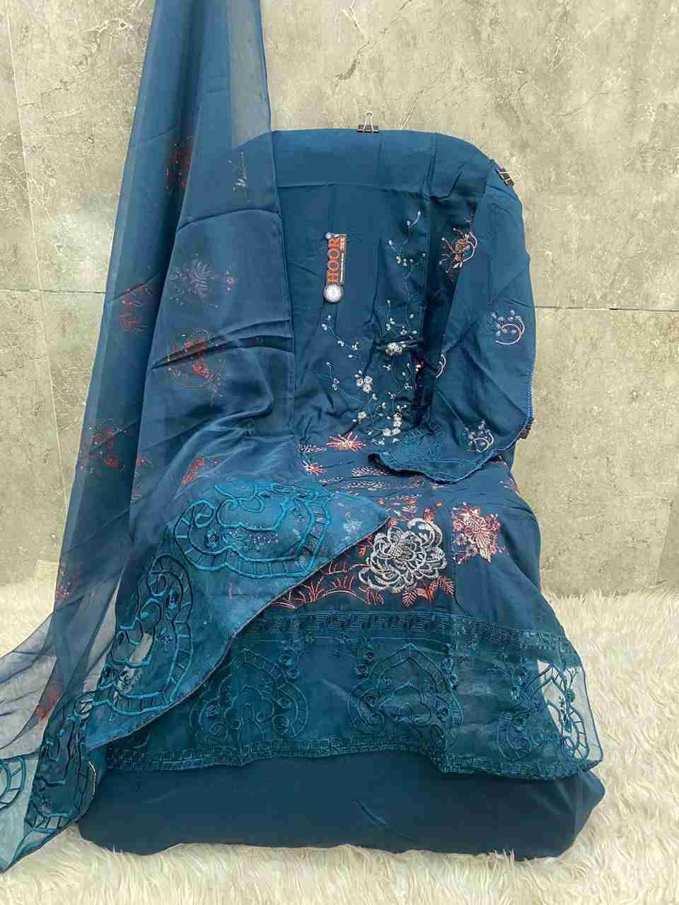 Hoor Tex Hit Design H-286 Colours By Hoor Tex H-286-A To H-286-C Series Designer Festive Pakistani Suits Collection Beautiful Stylish Fancy Colorful Party Wear & Occasional Wear Rayon With Embroidered Dresses At Wholesale Price