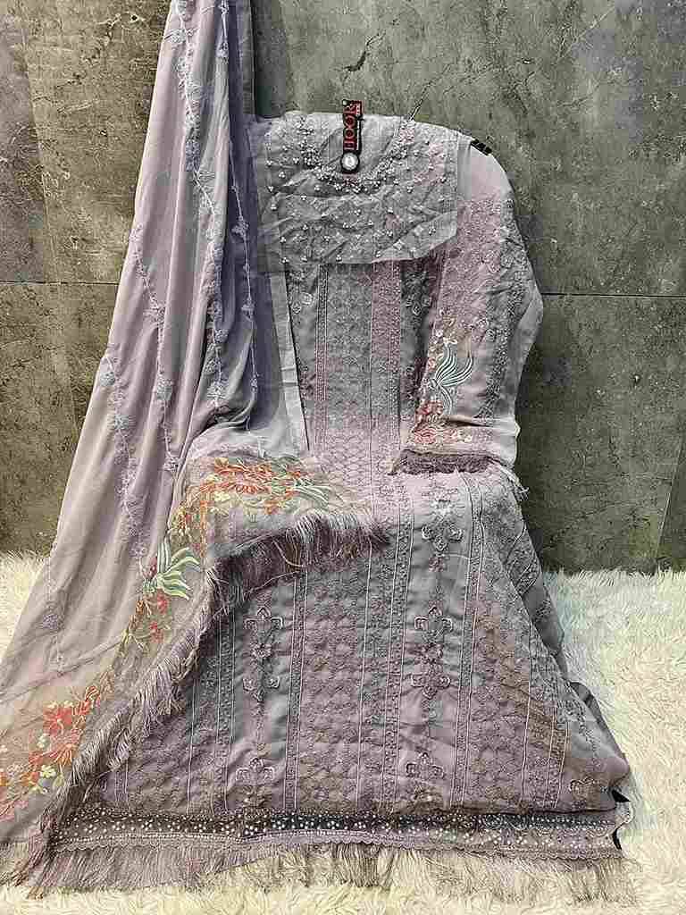 Hoor Tex Hit Design H-338 Colours By Hoor Tex H-338-A To H-338-D Series Designer Festive Pakistani Suits Collection Beautiful Stylish Fancy Colorful Party Wear & Occasional Wear Georgette With Embroidered Dresses At Wholesale Price