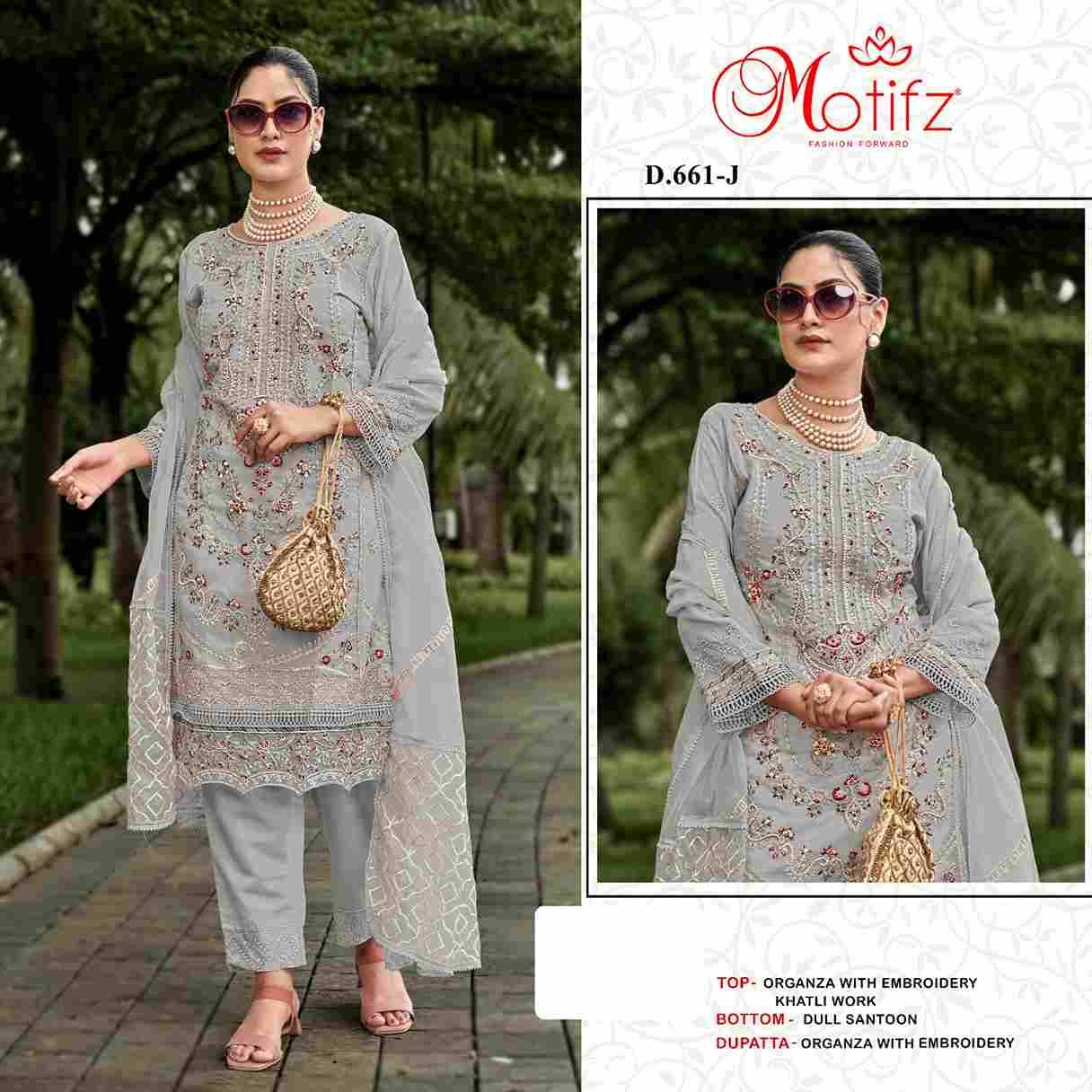 Motifz Hit Design 661 Colours Vol-3 By Motifz 661-I To 661-L Series Beautiful Pakistani Suits Colorful Stylish Fancy Casual Wear & Ethnic Wear Organza Dresses At Wholesale Price