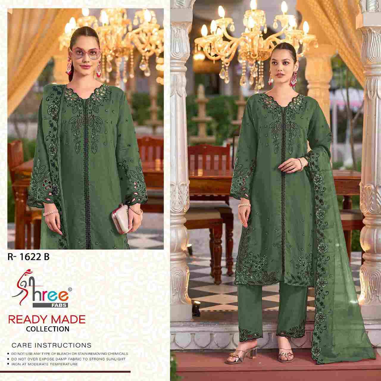 Shree Fabs Hit Design R-1622 Colours By Shree Fabs R-1622-A To R-1622-D Series Beautiful Pakistani Suits Stylish Fancy Colorful Party Wear & Occasional Wear Roman Silk Embroidered Dresses At Wholesale Price