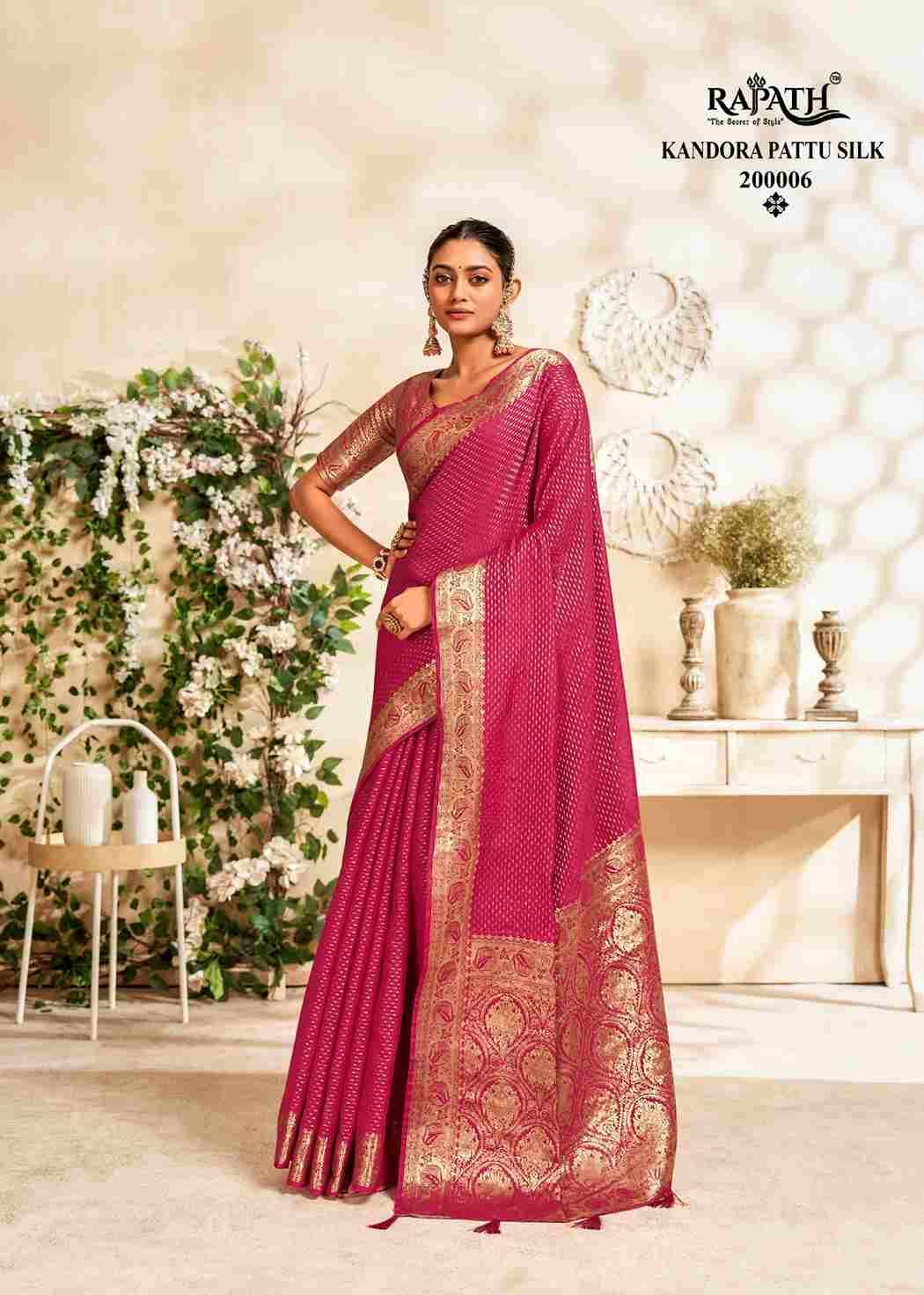 Priyamani Silk By Rajpath 200001 To 200006 Series Indian Traditional Wear Collection Beautiful Stylish Fancy Colorful Party Wear & Occasional Wear Soft Silk Sarees At Wholesale Price