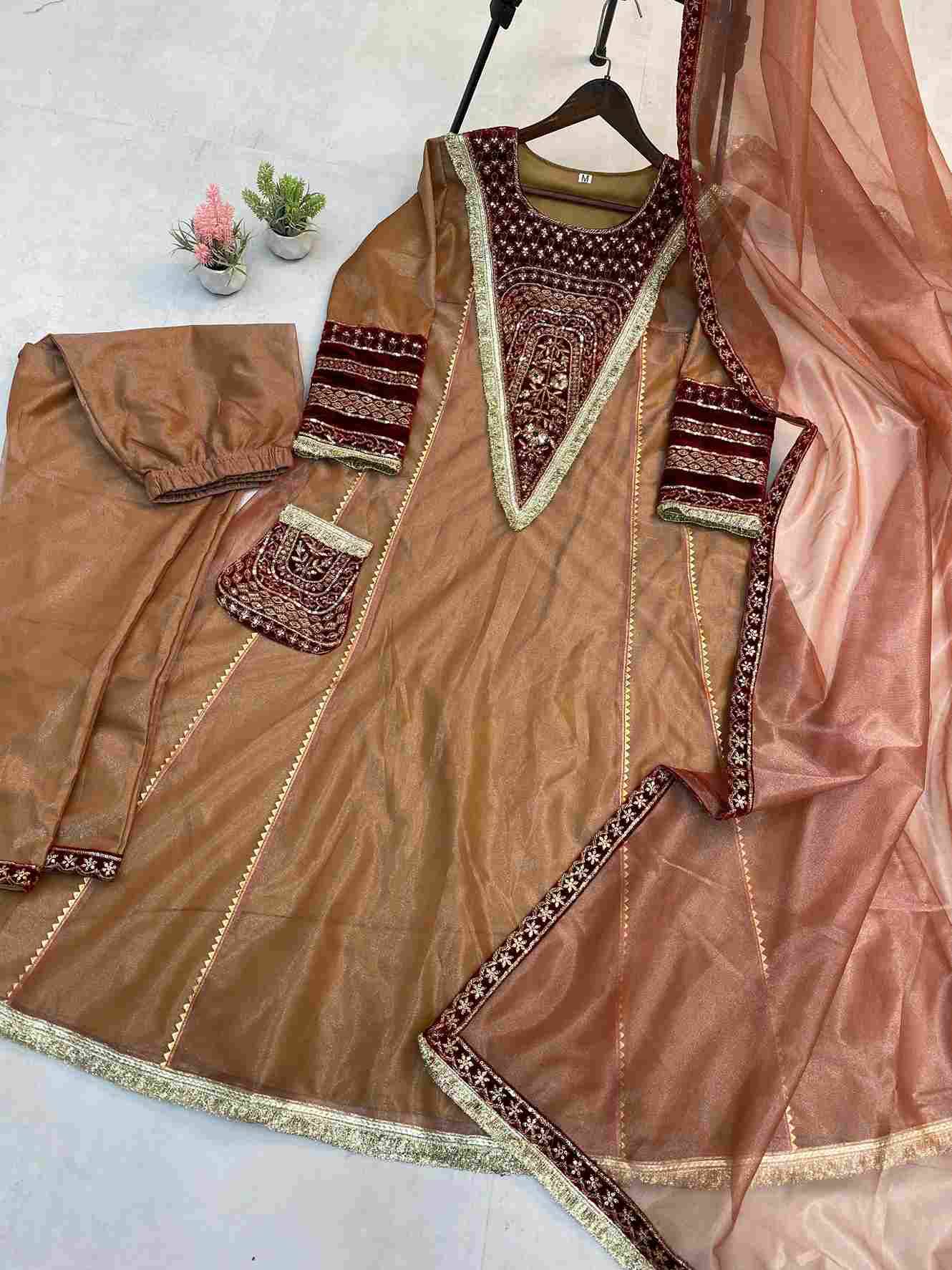 L-1900 By Fashid Wholesale Beautiful Stylish Fancy Colorful Casual Wear & Ethnic Wear & Ready To Wear Twill Linen Embroidery Dresses At Wholesale Price