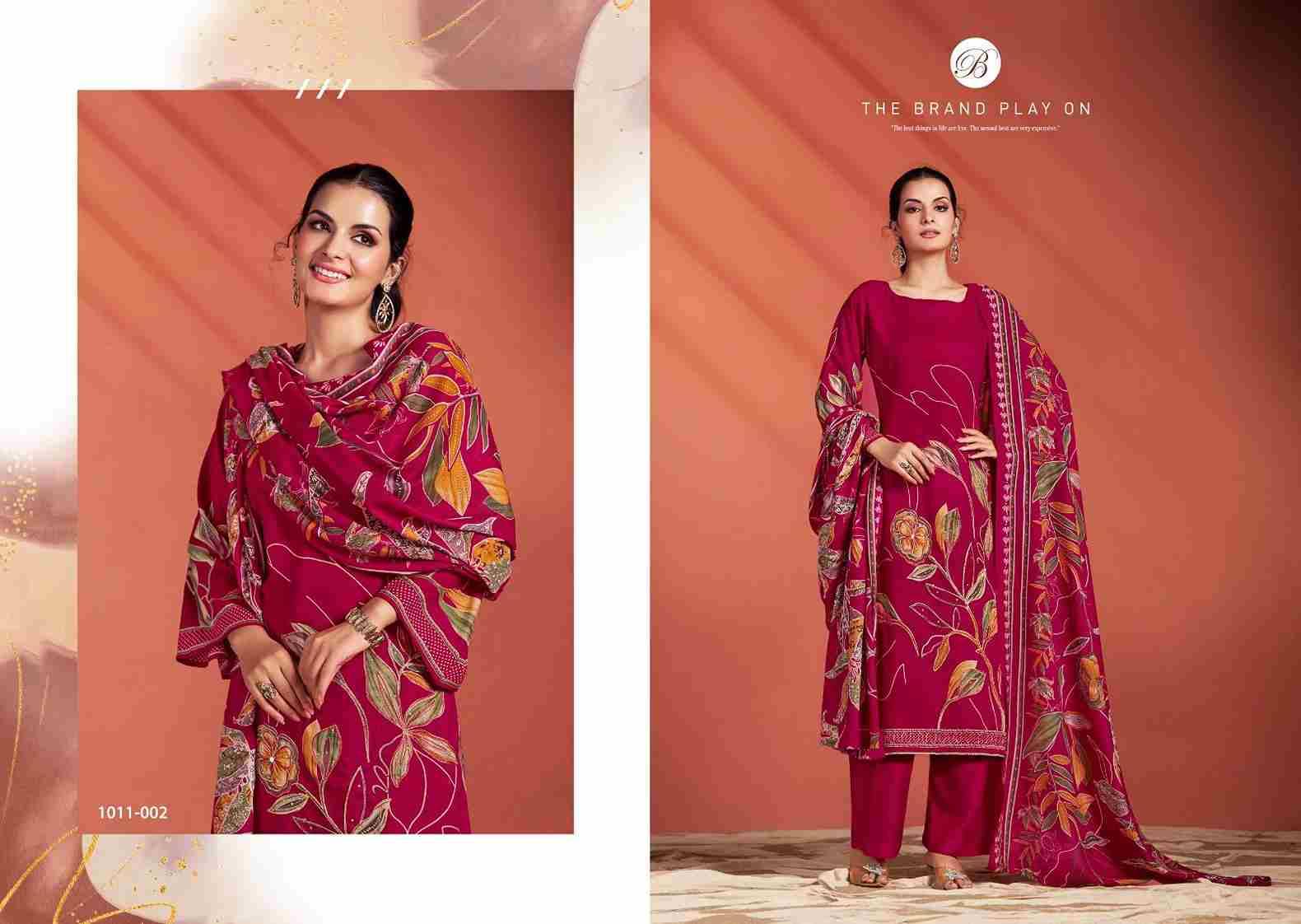 Samaira Vol-2 By Belliza 1011-001 To 1011-006 Series Beautiful Festive Suits Stylish Fancy Colorful Casual Wear & Ethnic Wear Pure Viscose Rayon Print Dresses At Wholesale Price