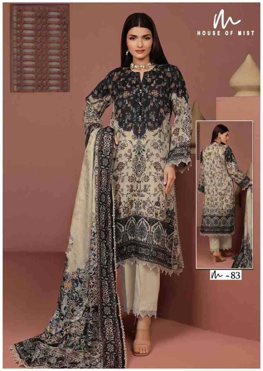 Ghazal Vol-9 By House Of Mist 81 To 86 Series Beautiful Pakistani Suits Colorful Stylish Fancy Casual Wear & Ethnic Wear Pure Cotton Print Dresses At Wholesale Price