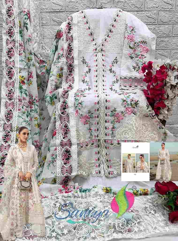 Saira Sakira Vol-6 By Saniya Trendz 6001 To 6003 Series Beautiful Winter Collection Suits Stylish Fancy Colorful Casual Wear & Ethnic Wear Cotton Embroidered Dresses At Wholesale Price