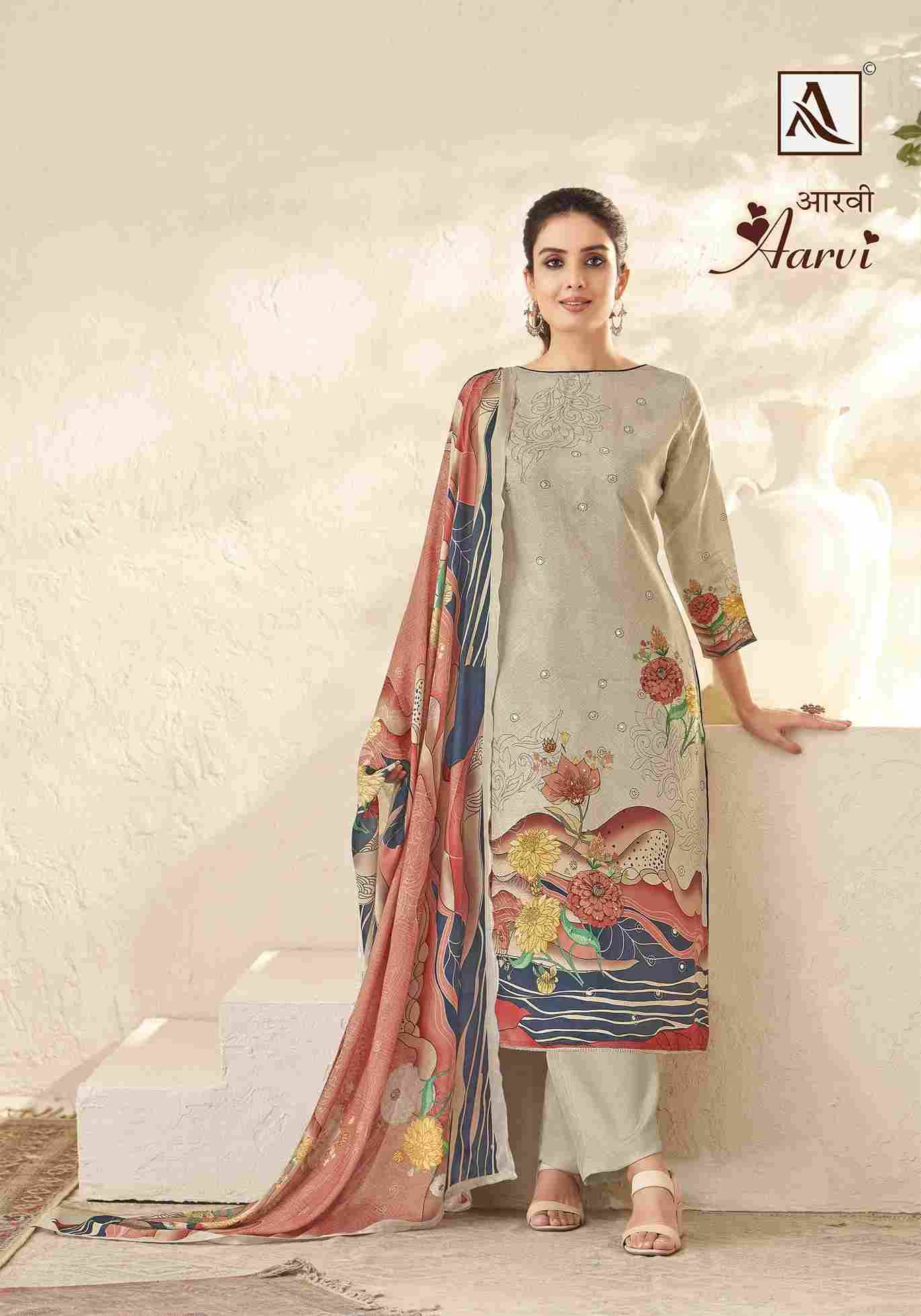 Aarvi By Alok Suit 1553-001 To 1553-006 Series Beautiful Festive Suits Stylish Fancy Colorful Casual Wear & Ethnic Wear Pure Viscose Muslin Embroidered Dresses At Wholesale Price