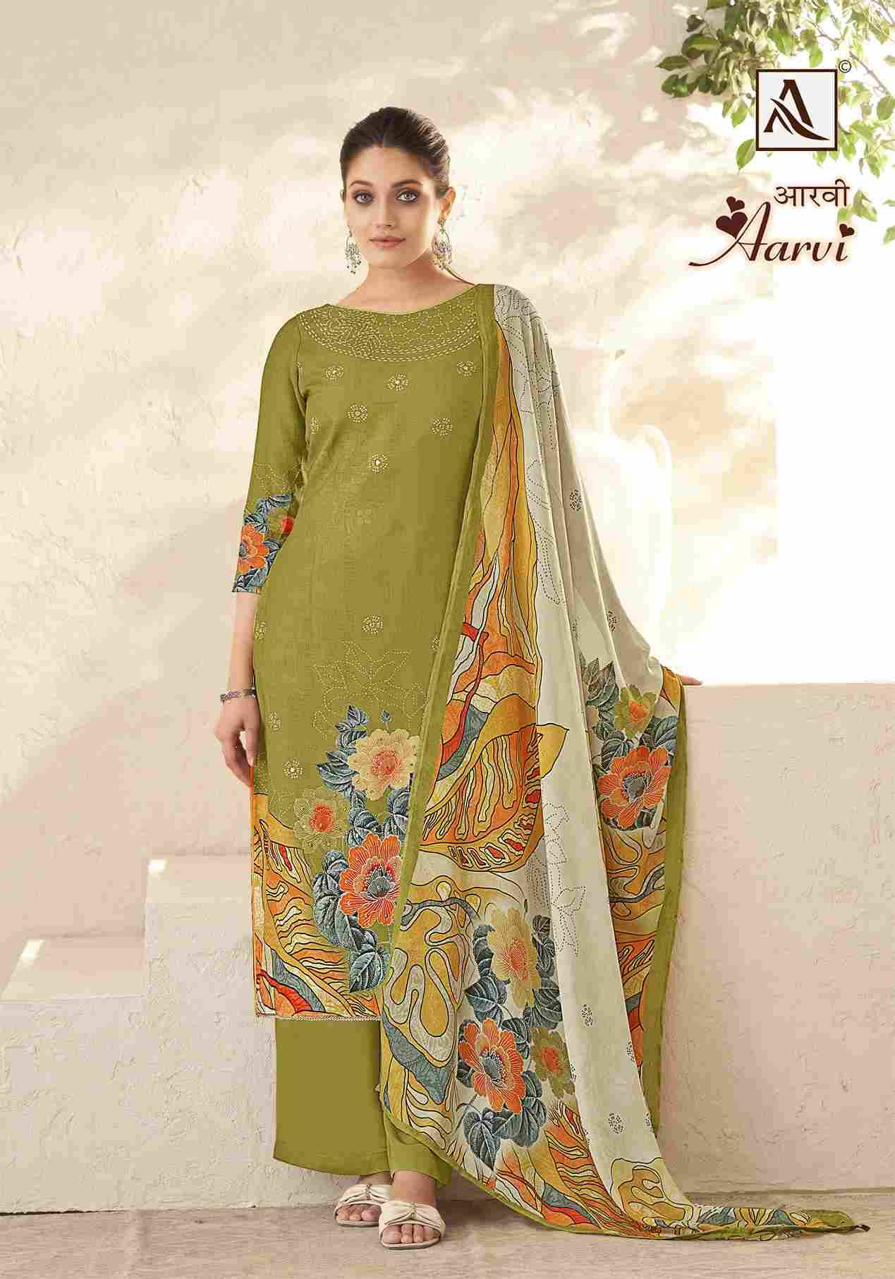 Aarvi By Alok Suit 1553-001 To 1553-006 Series Beautiful Festive Suits Stylish Fancy Colorful Casual Wear & Ethnic Wear Pure Viscose Muslin Embroidered Dresses At Wholesale Price