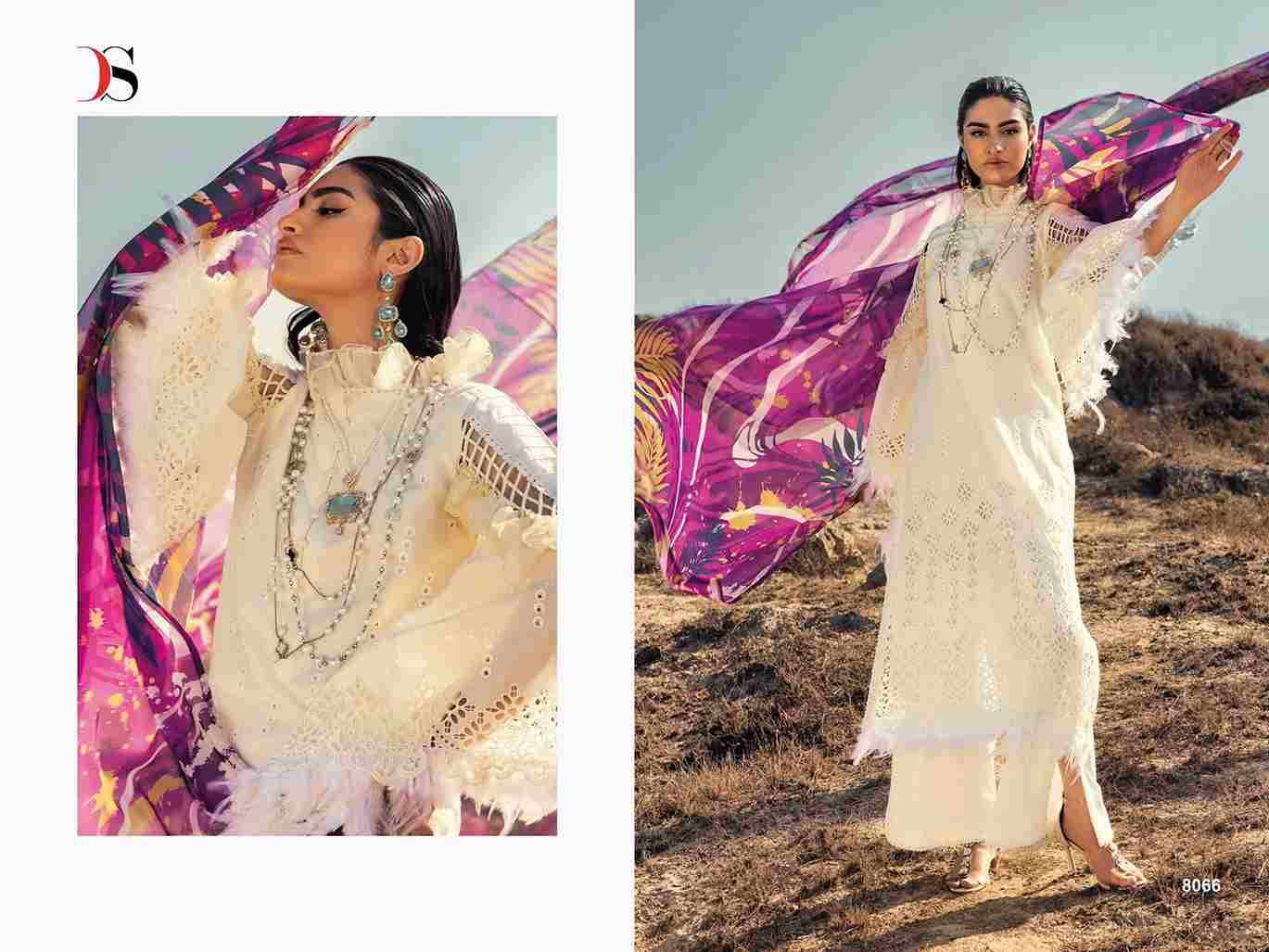 Adan Libas Lawn-25 By Deepsy Suits 8061 To 8066 Series Pakistani Stylish Beautiful Colourful Printed & Embroidered Party Wear & Occasional Wear Pure Cotton Dresses At Wholesale Price